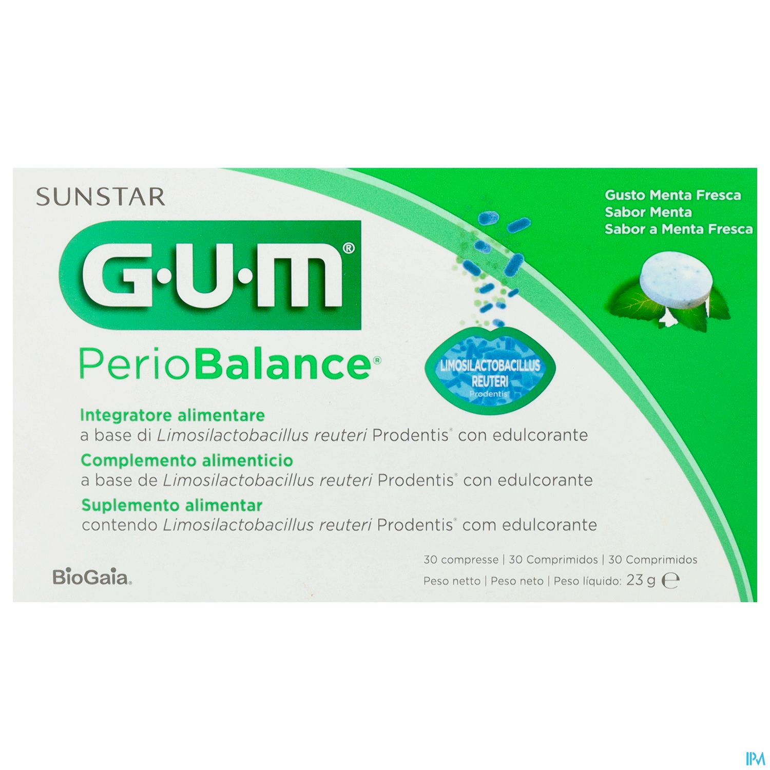 Gum Periobalance Mundflora Lutschtabl Art.nr. 7010 30st