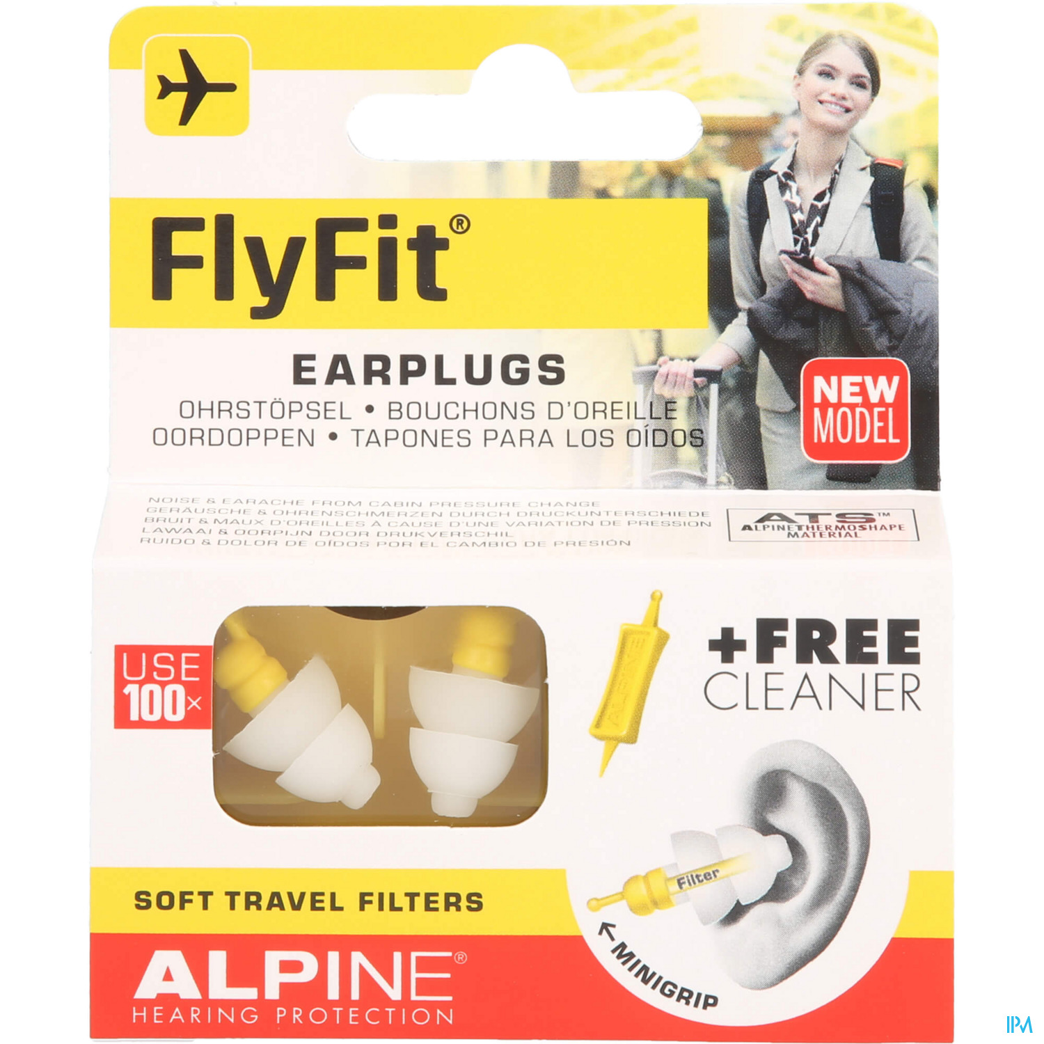 ALPINE HEAR PROT FLYFIT 2ST