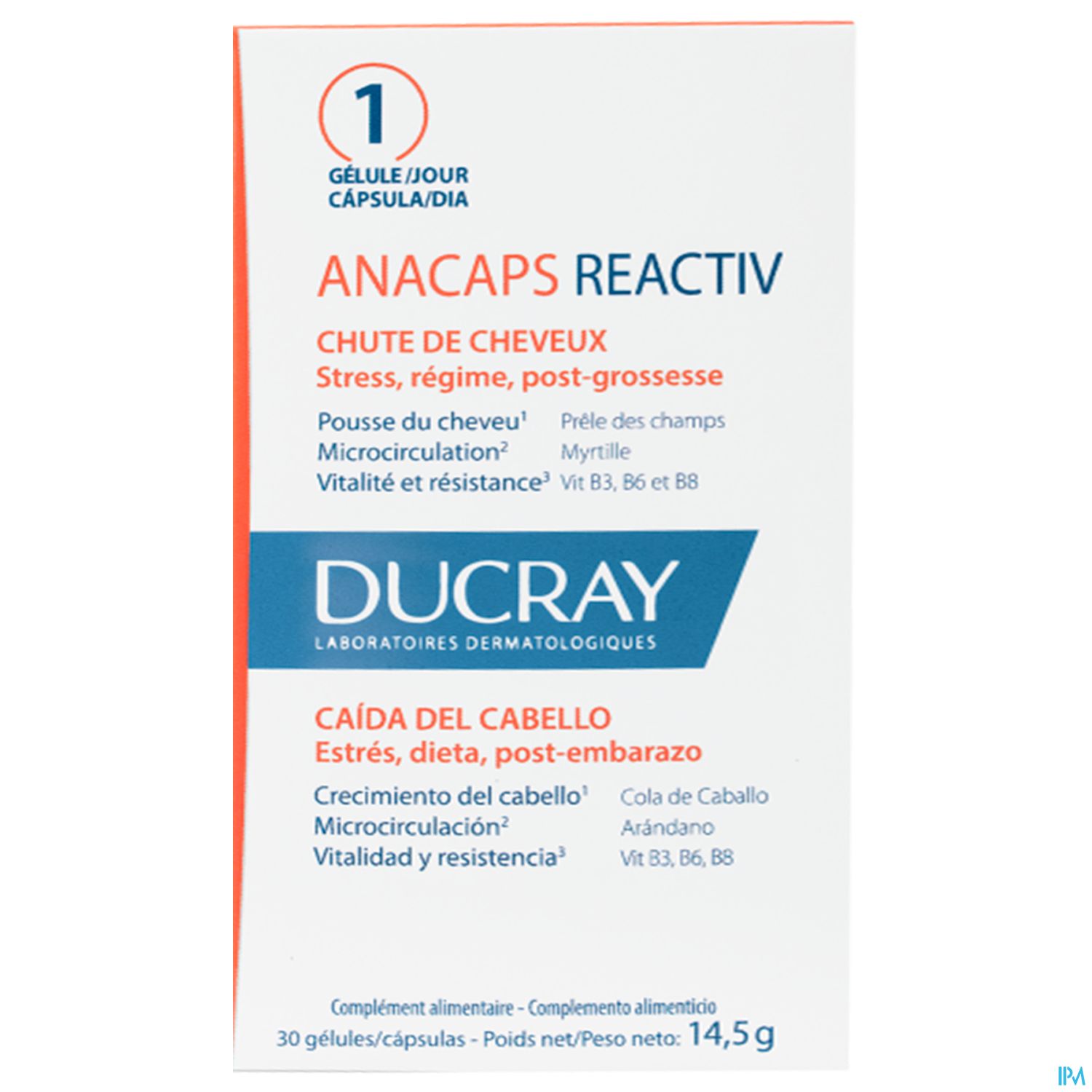 Ducray Anacaps F.d.haar Haarausfall Kapseln Reaktiv23 30st