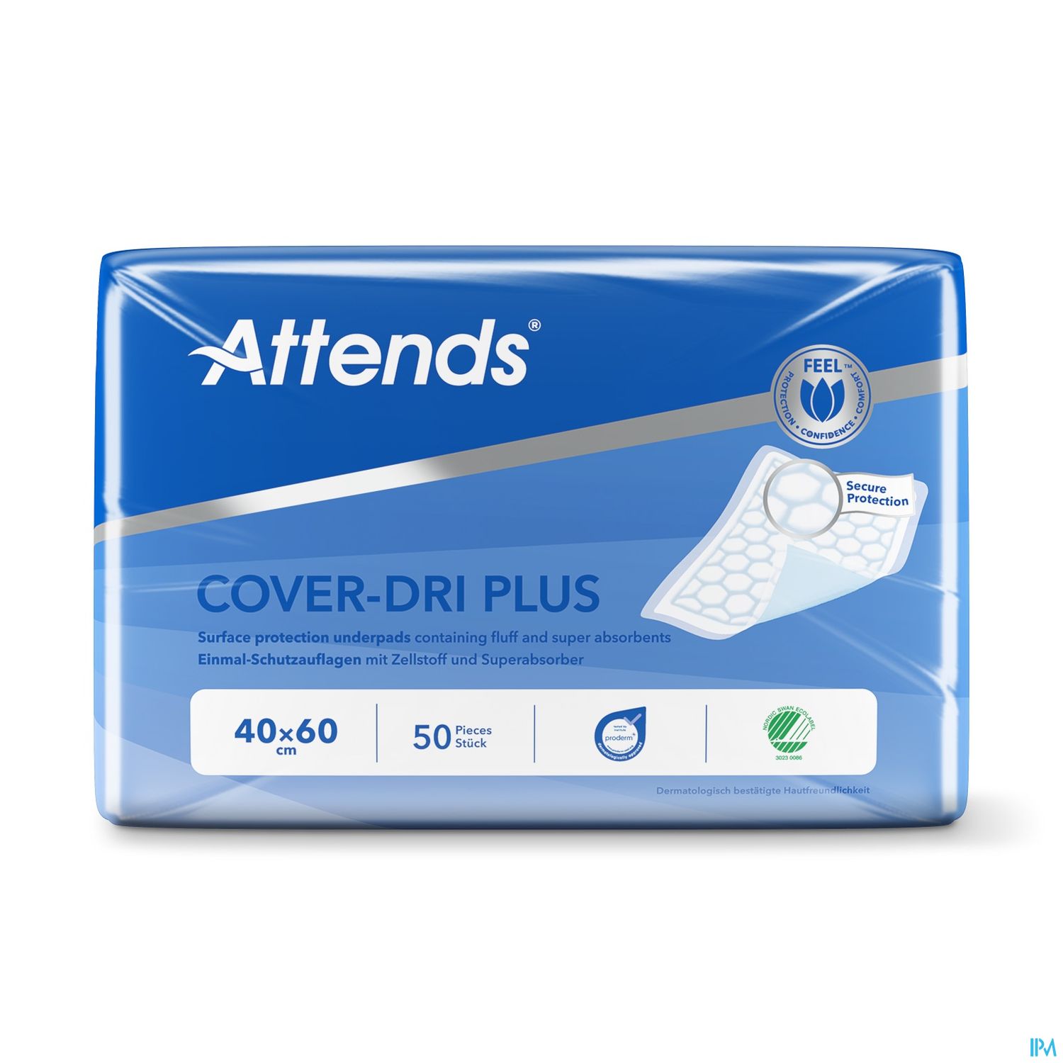 Krankenunterlagen Attends Cover Dri Plus 40x 60cm 50st