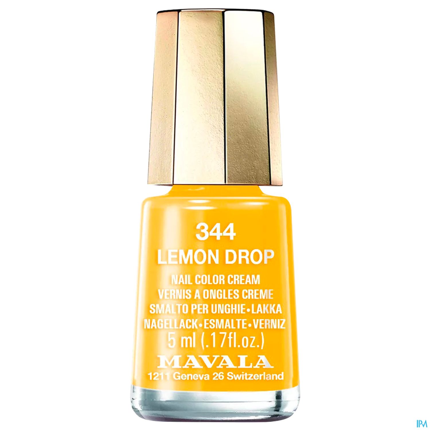 Gelber Nagellack mit der Bezeichnung "Lemon Drop" von Mavala, 5 ml.