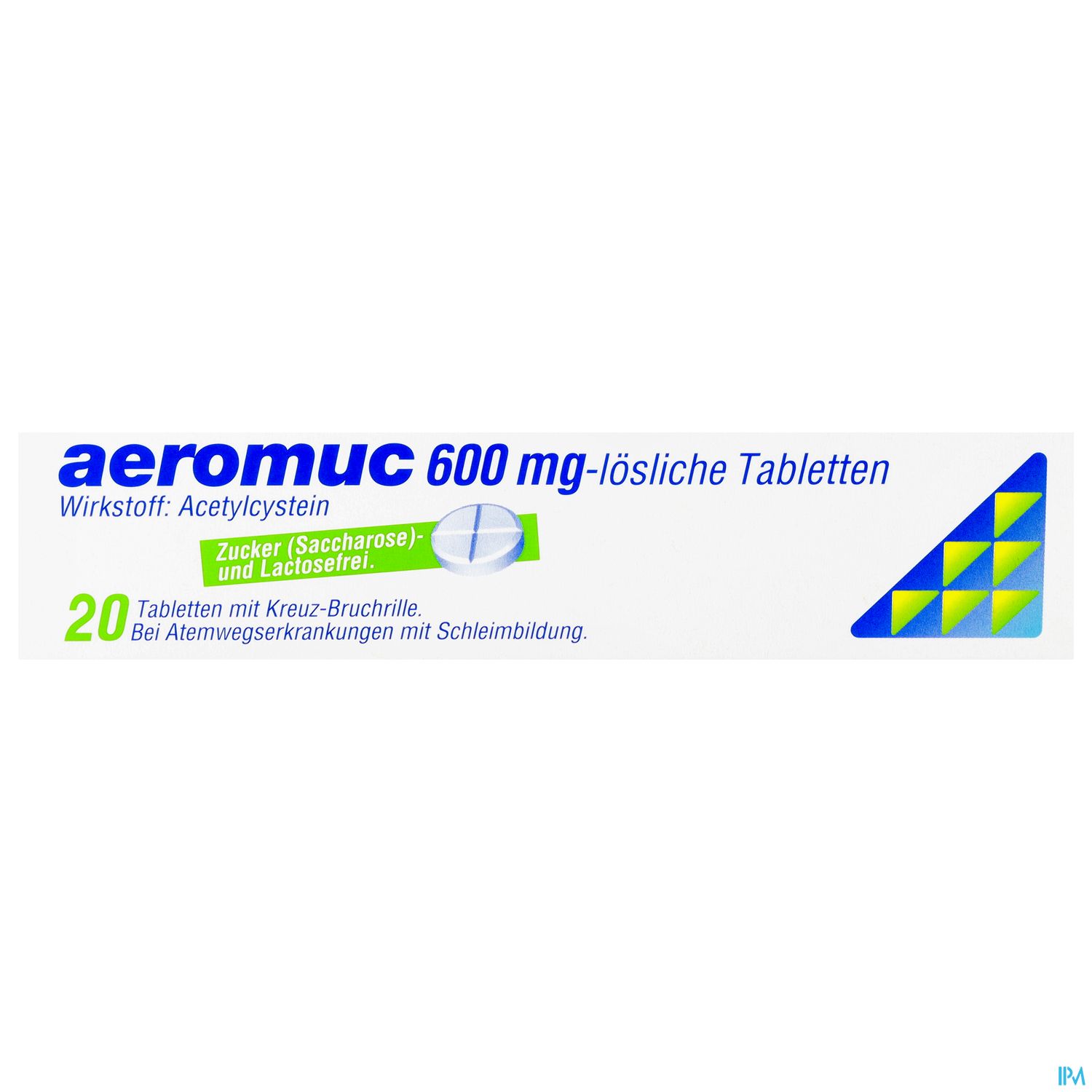 Aeromuc Tabl Loeslich 600mg 20st