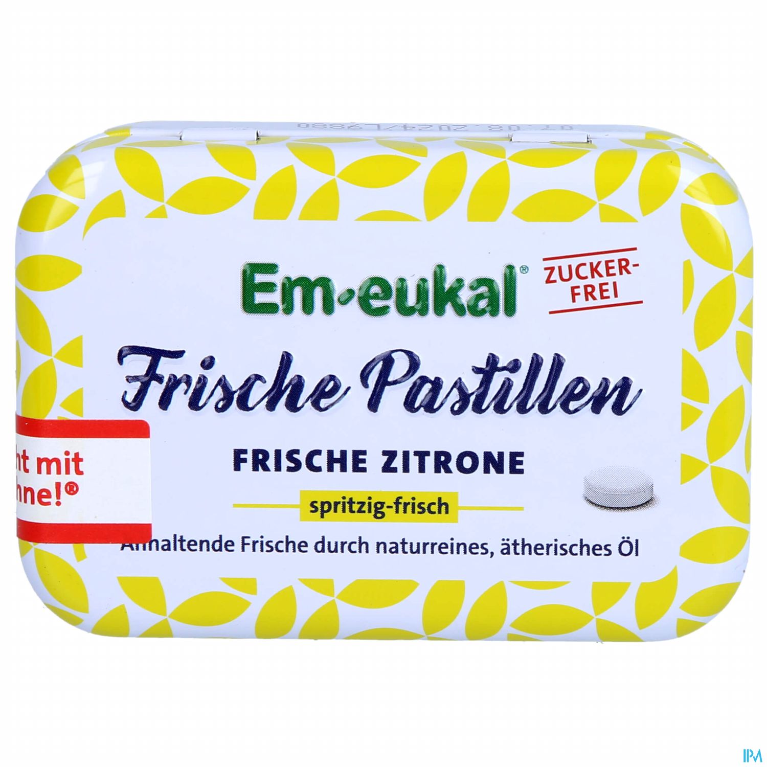 Em-eukal Frische/pastillen Zuckerfrei Zitrone 20g