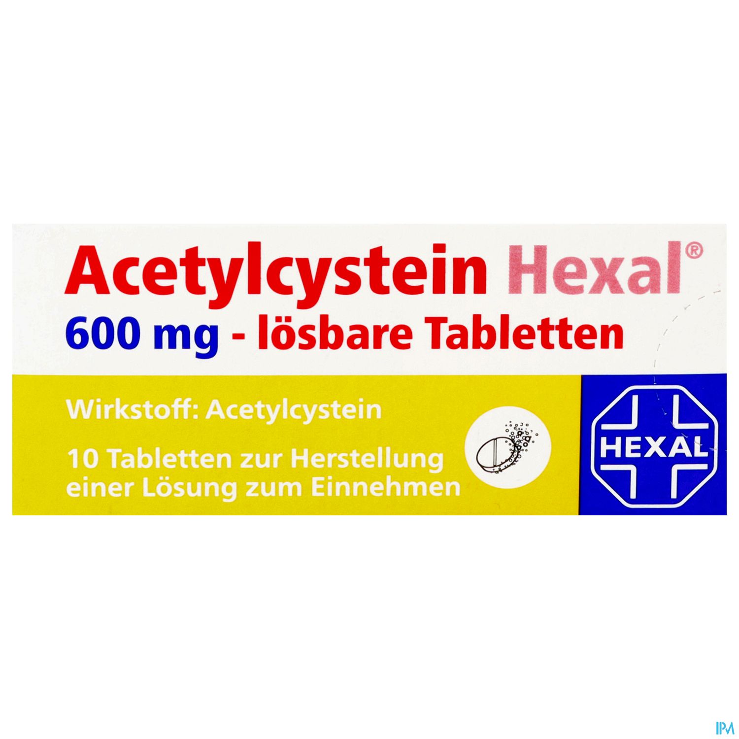 Acetylcystein Hexal 600 mg - lösbare Tabletten
