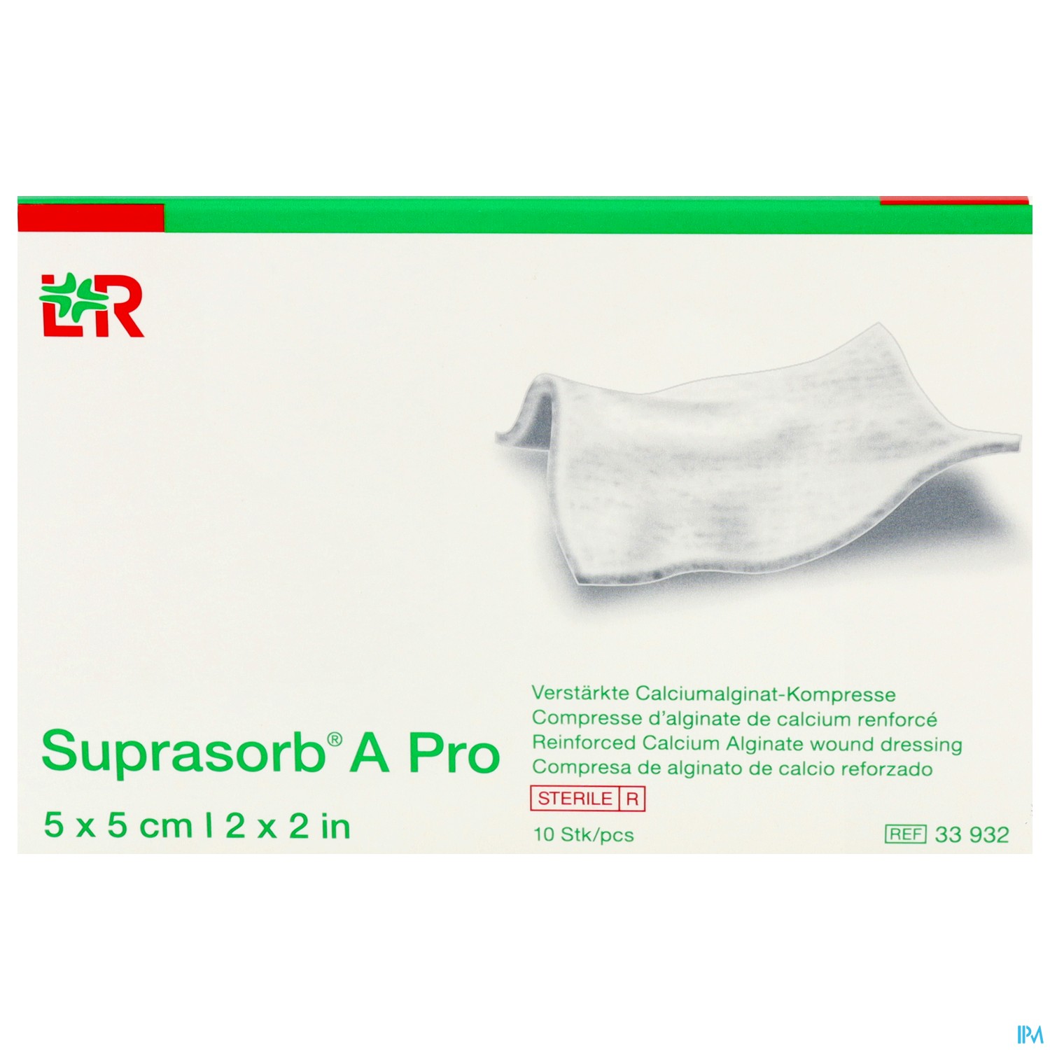 Kompressen Suprasorb A Pro 5x 5cm 33932 10 Stück