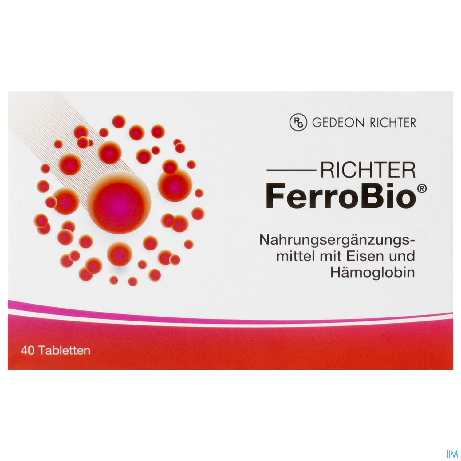 Eisen Tabl 18mg Richter Ferrobio 40st