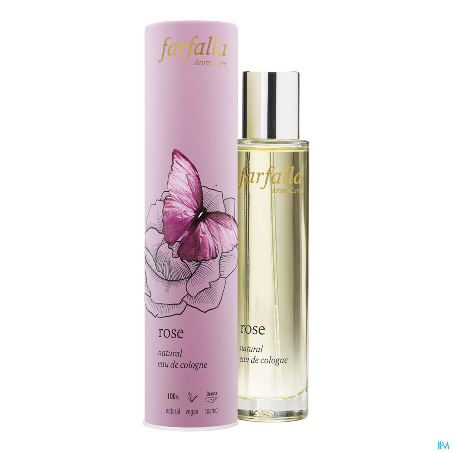 Farfalla Rose Natural Eau De Cologne 50ml