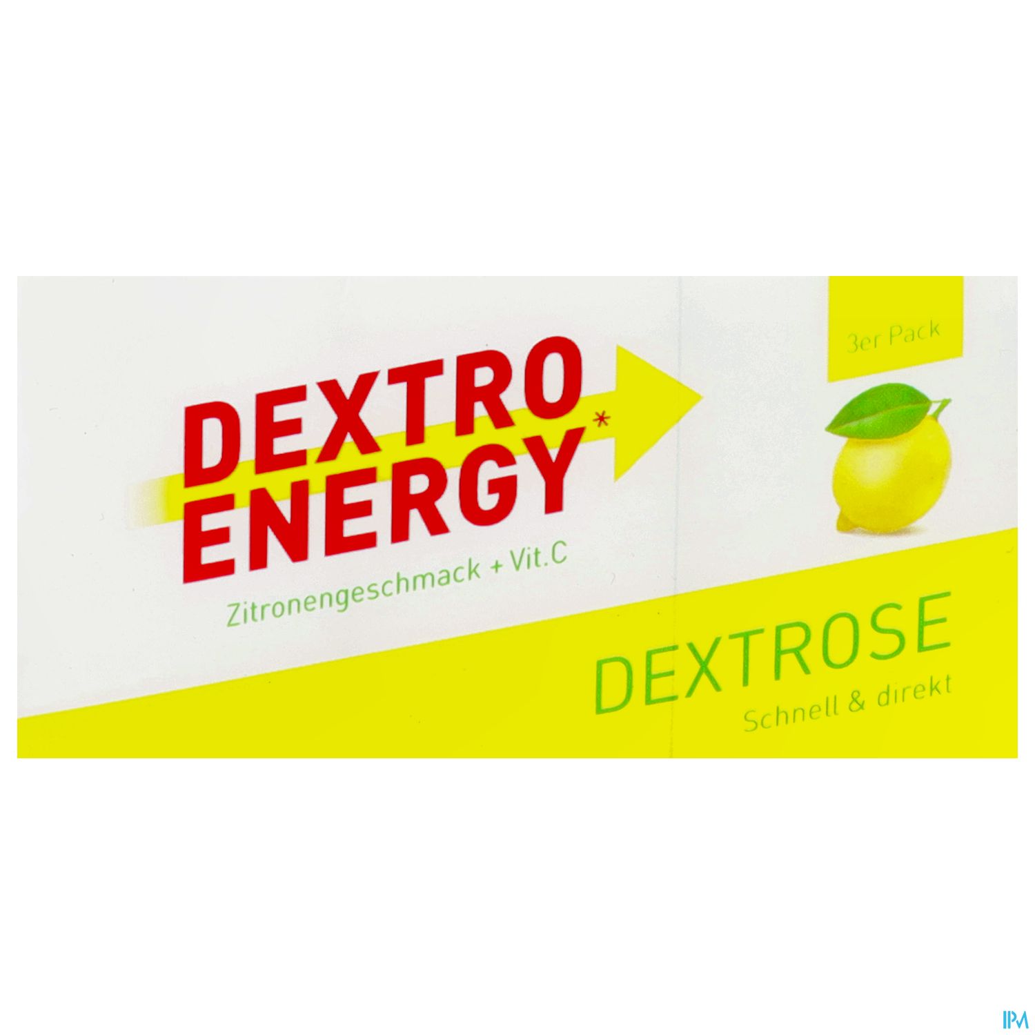 Dextro Energy 3er Wuerfel Zitrone 138g