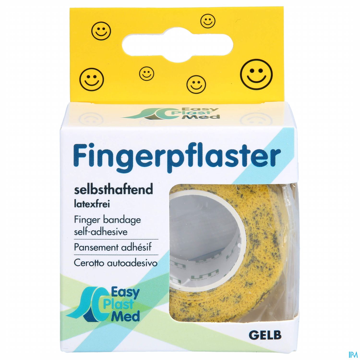 Easyplast Med Fingerpflaster 2,5cmx 5m Smiley 1st