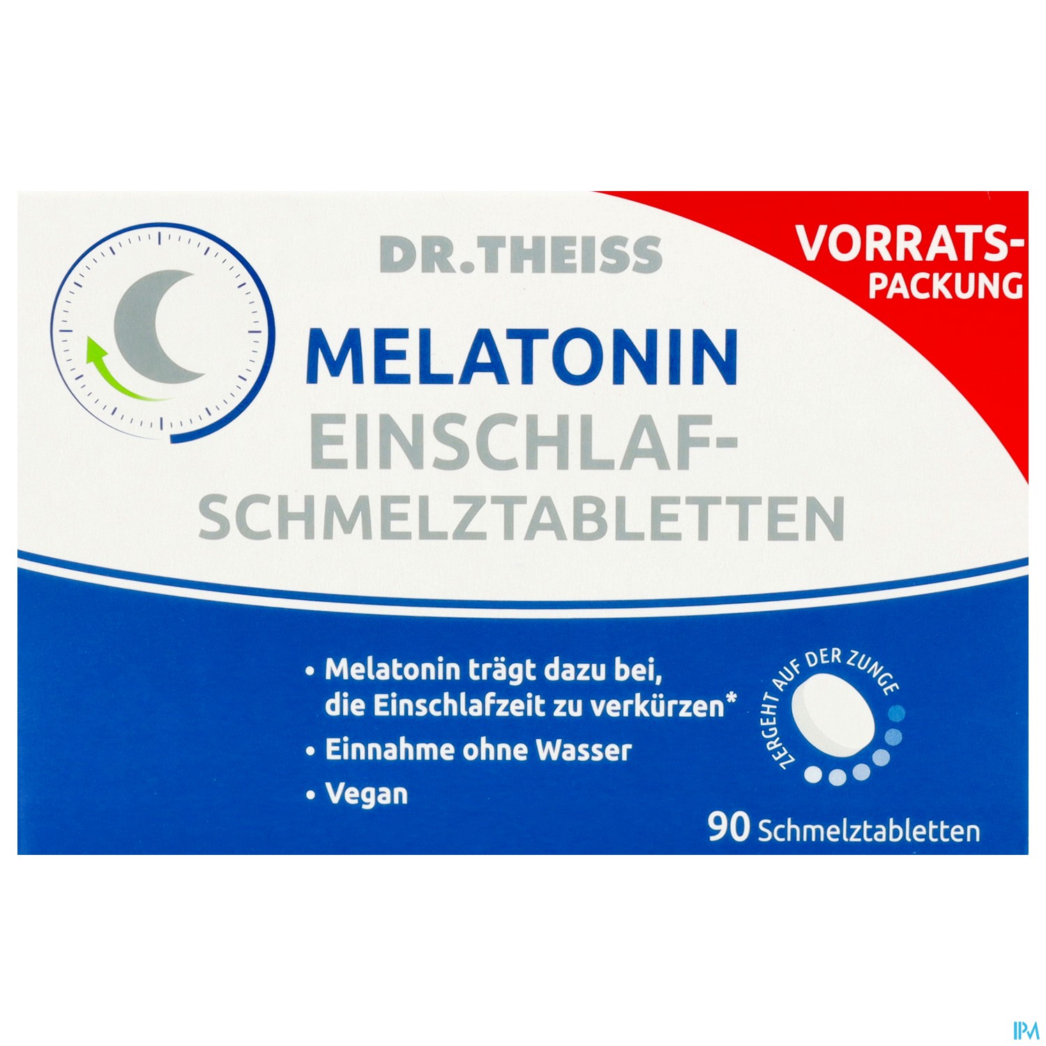 Melatonin Einschlaf-schmelztabl Dr. Theiss 90 Stück