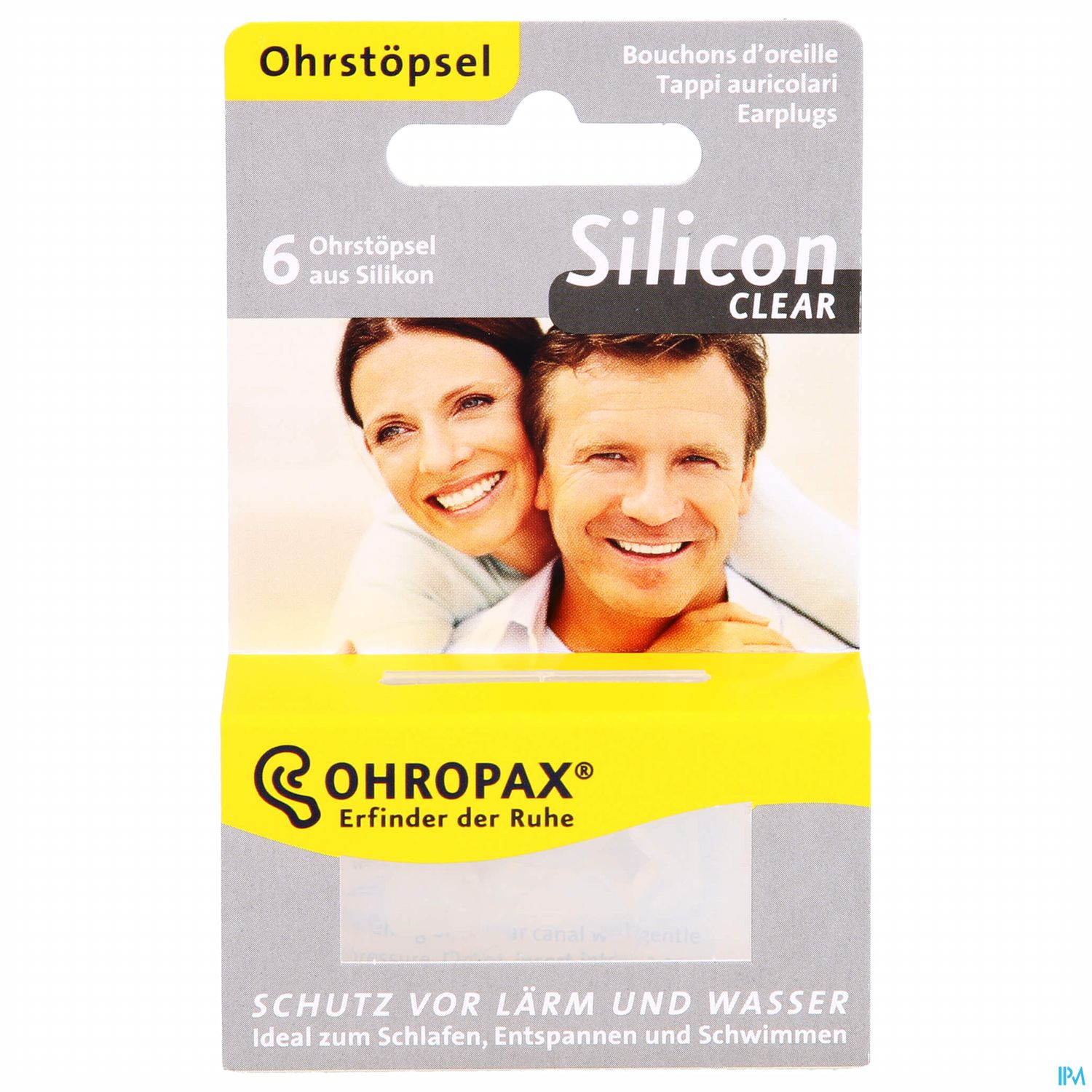 OHROPAX SIL.LAERM/WIND FARBL 6ST