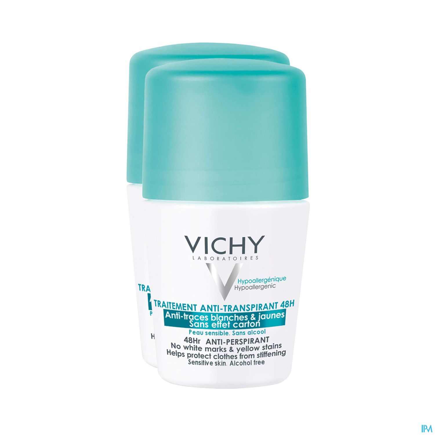 Vichy Deo/roll-on 48h Anti-flecken 2x50m 100ml