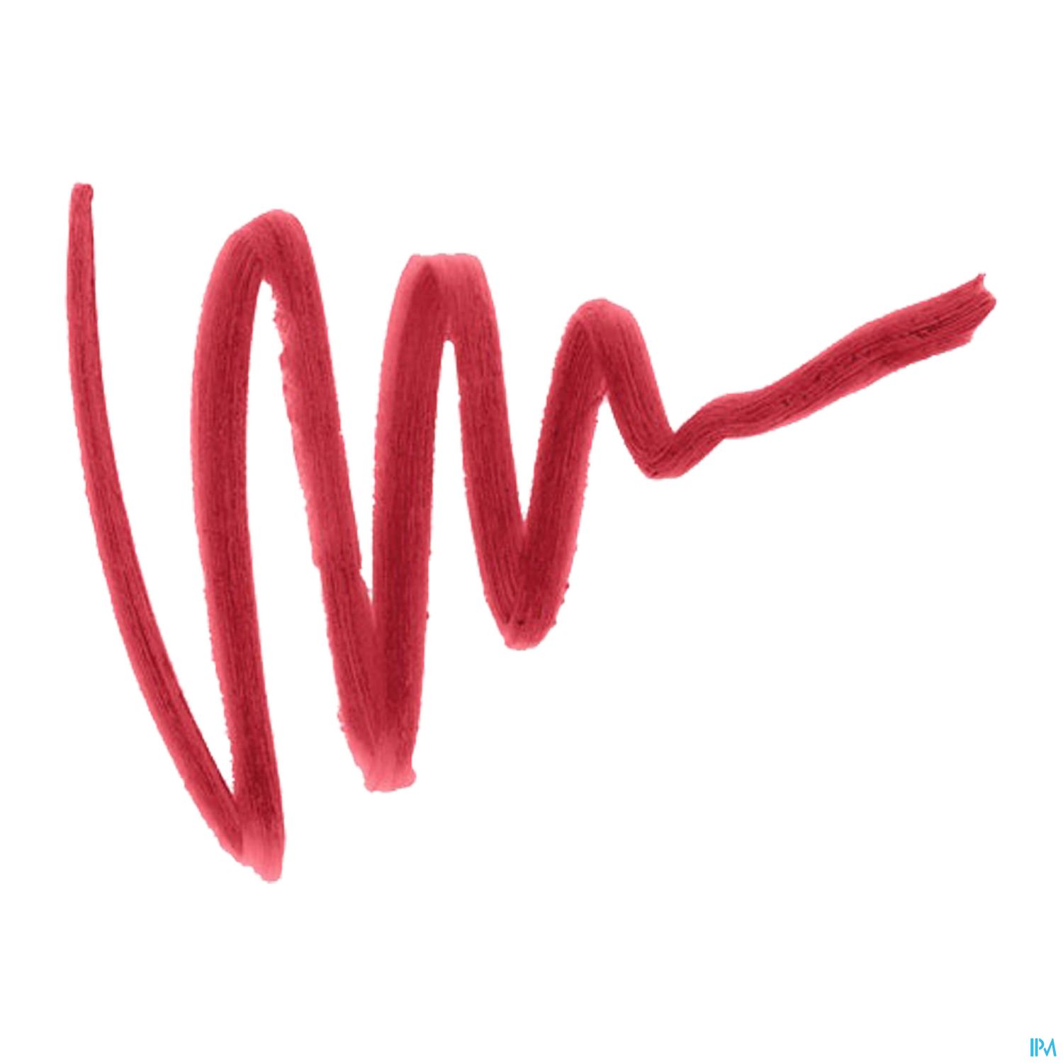 Rote, geschwungene Linie auf weißem Hintergrund.