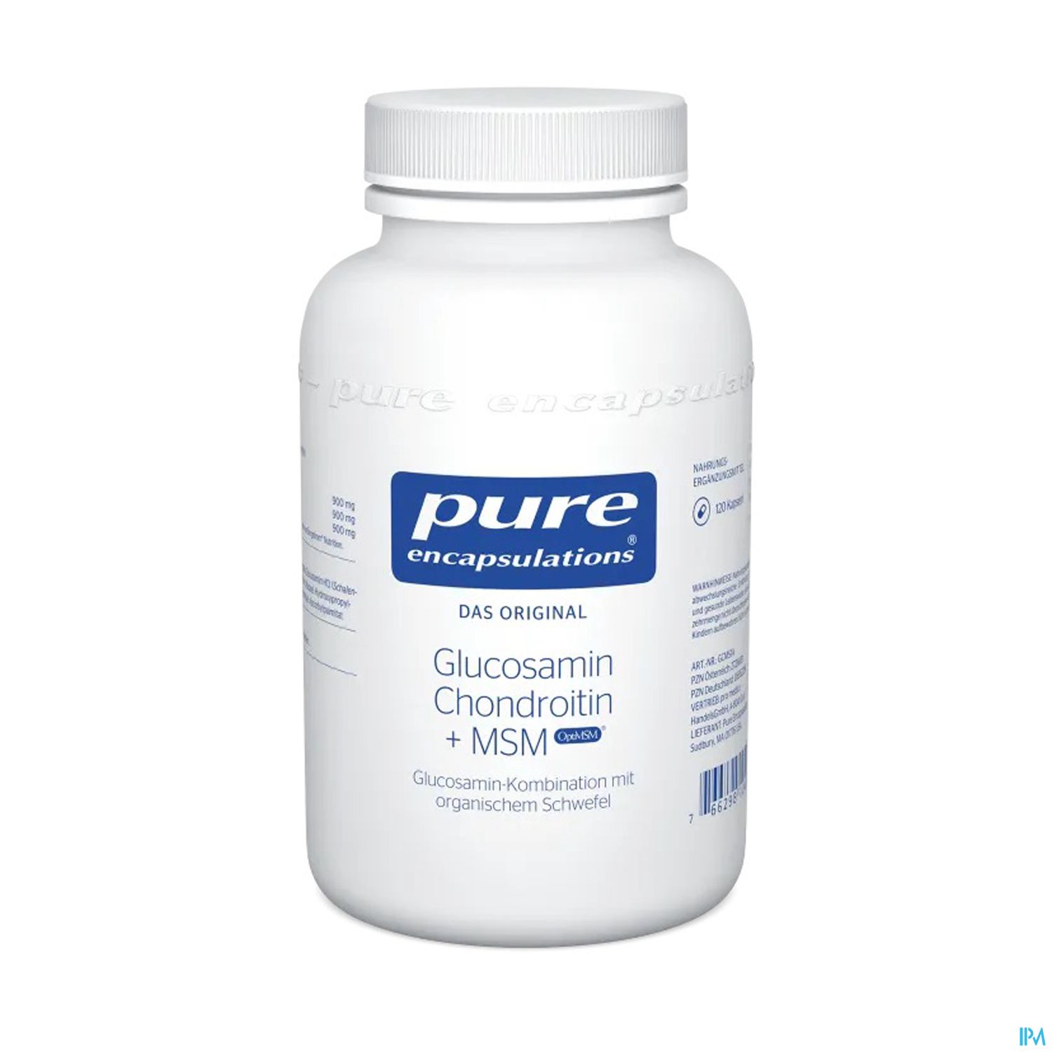 Pure Encapsulations Glucosamin Chondroitin + Msm 120 Kapseln