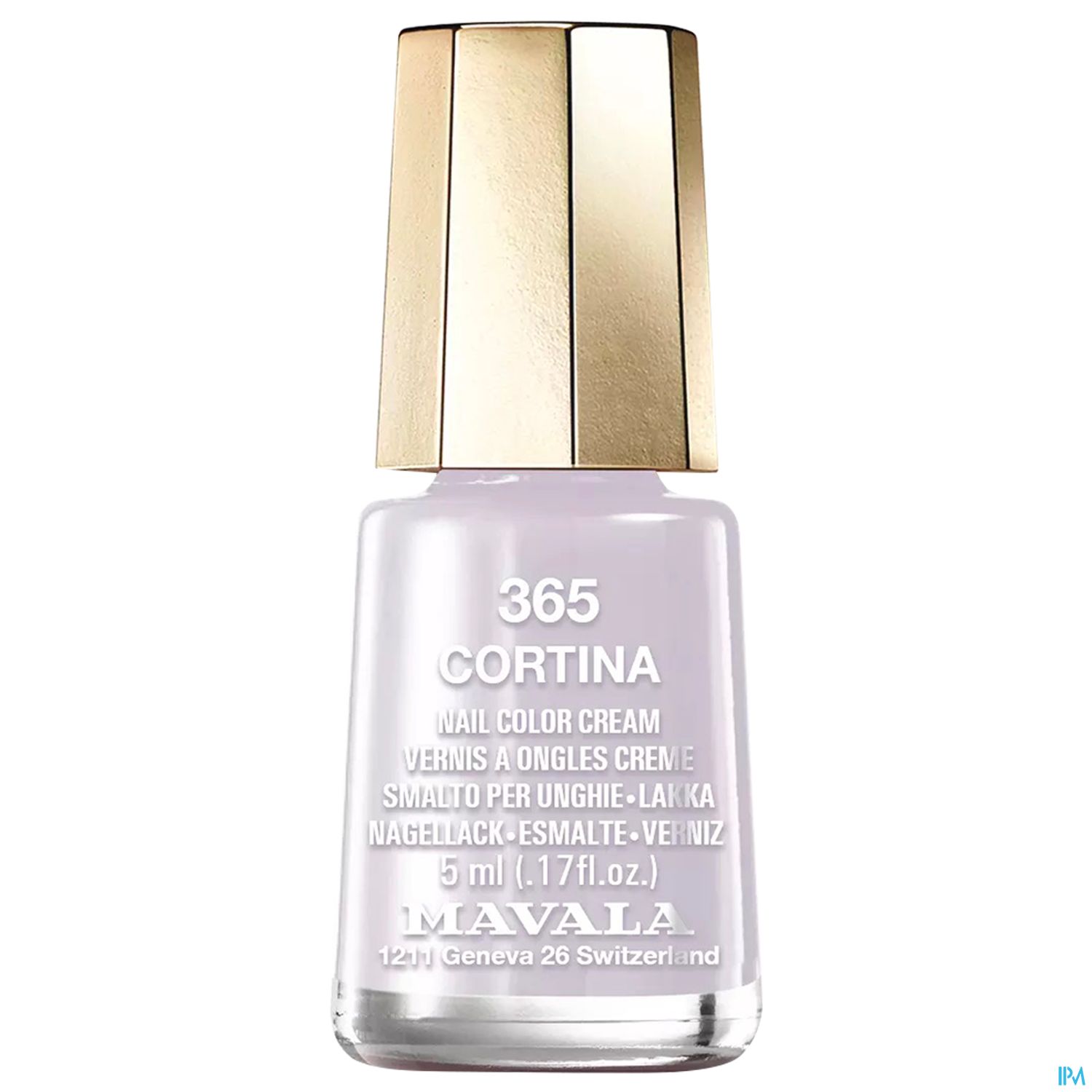 Flasche mit Nagellack in der Farbe Cortina, 5 ml, von Mavala.