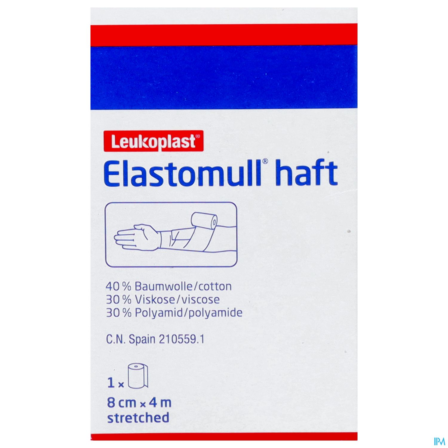 Elastische Binden Elastomull/haft 4mx 8cm 1st