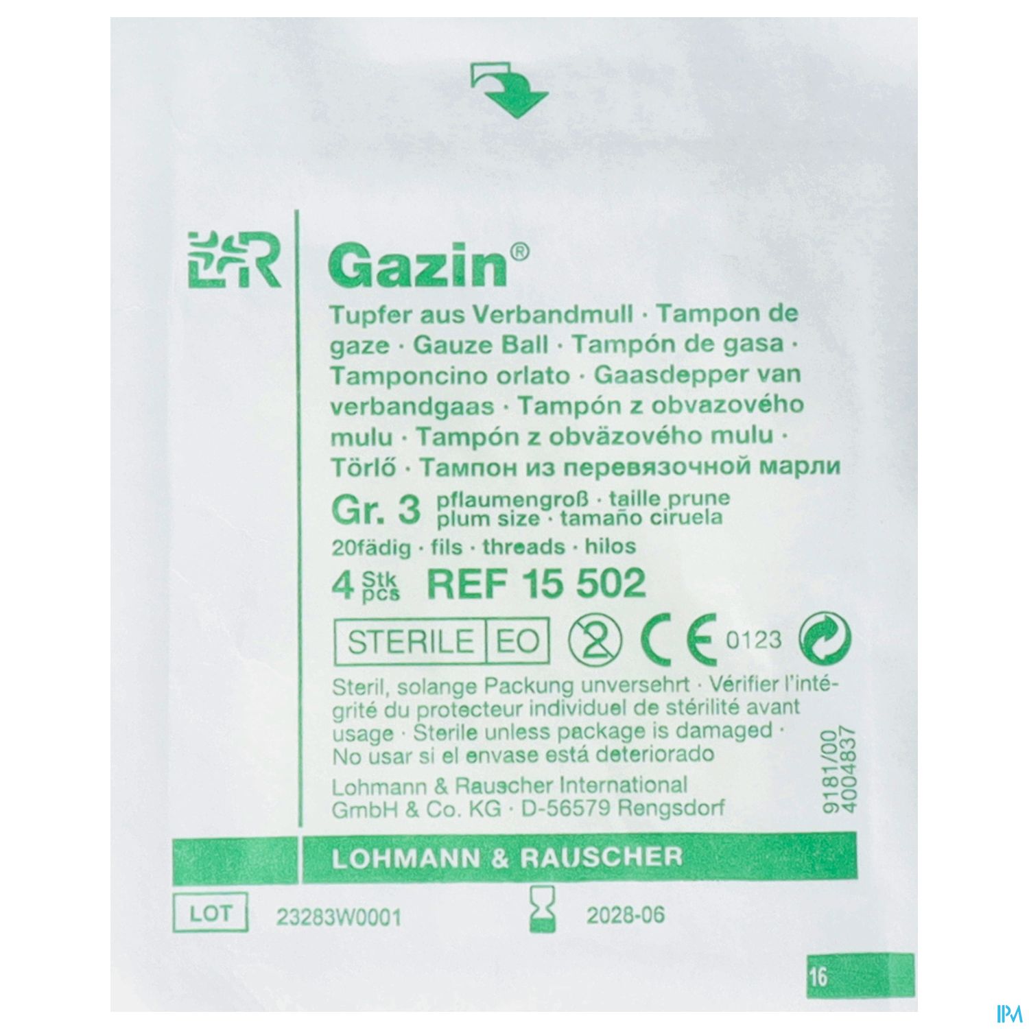 GAZIN TPF ST GR 3  1X4 4ST