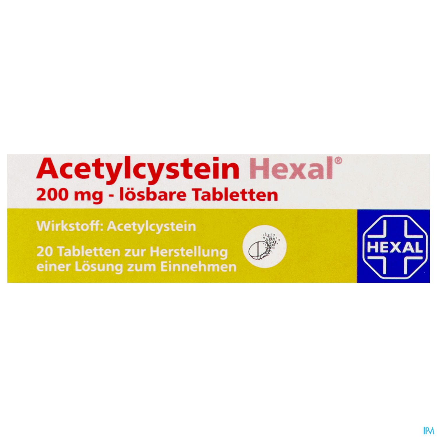 Acetylcystein Hexal 200 mg - lösbare Tabletten