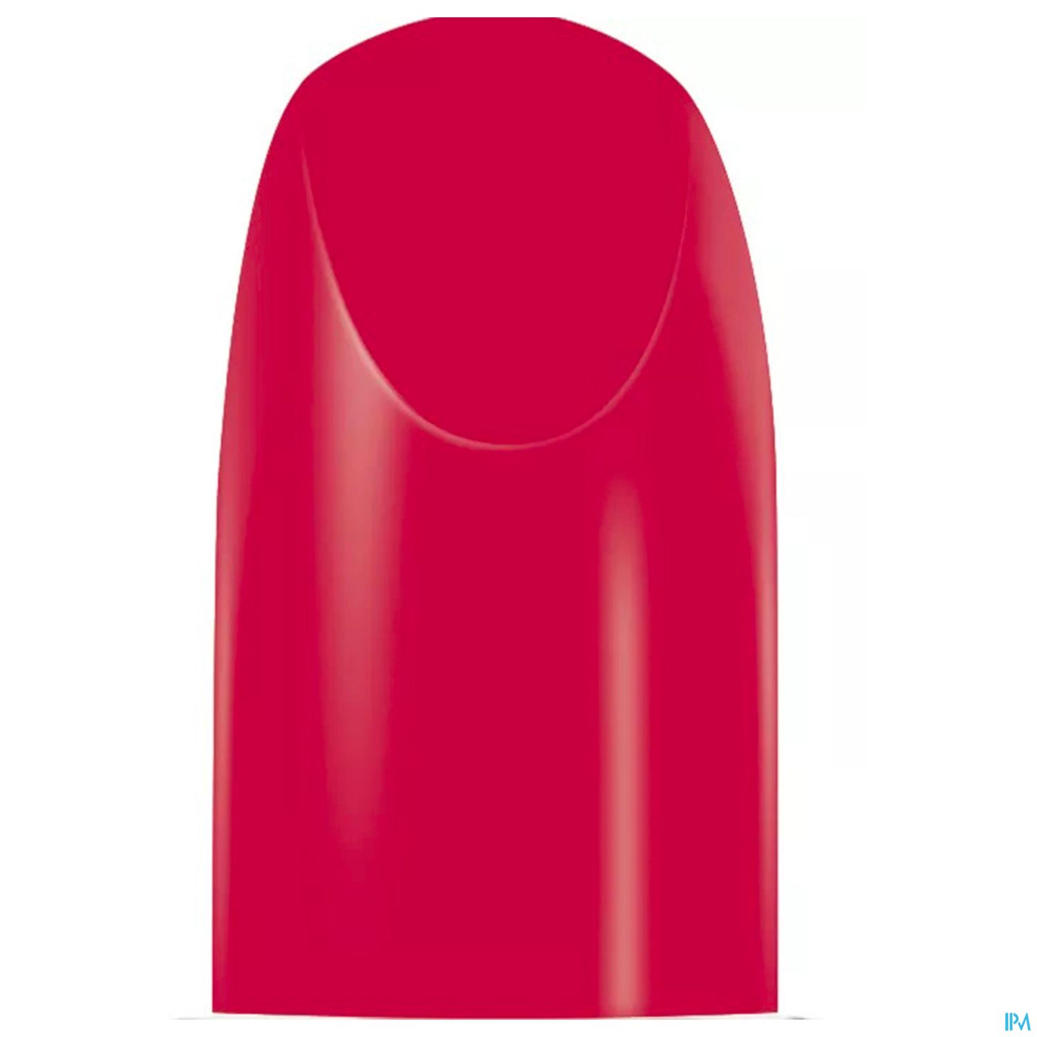 Roter Nagellack in einer runden Flasche.