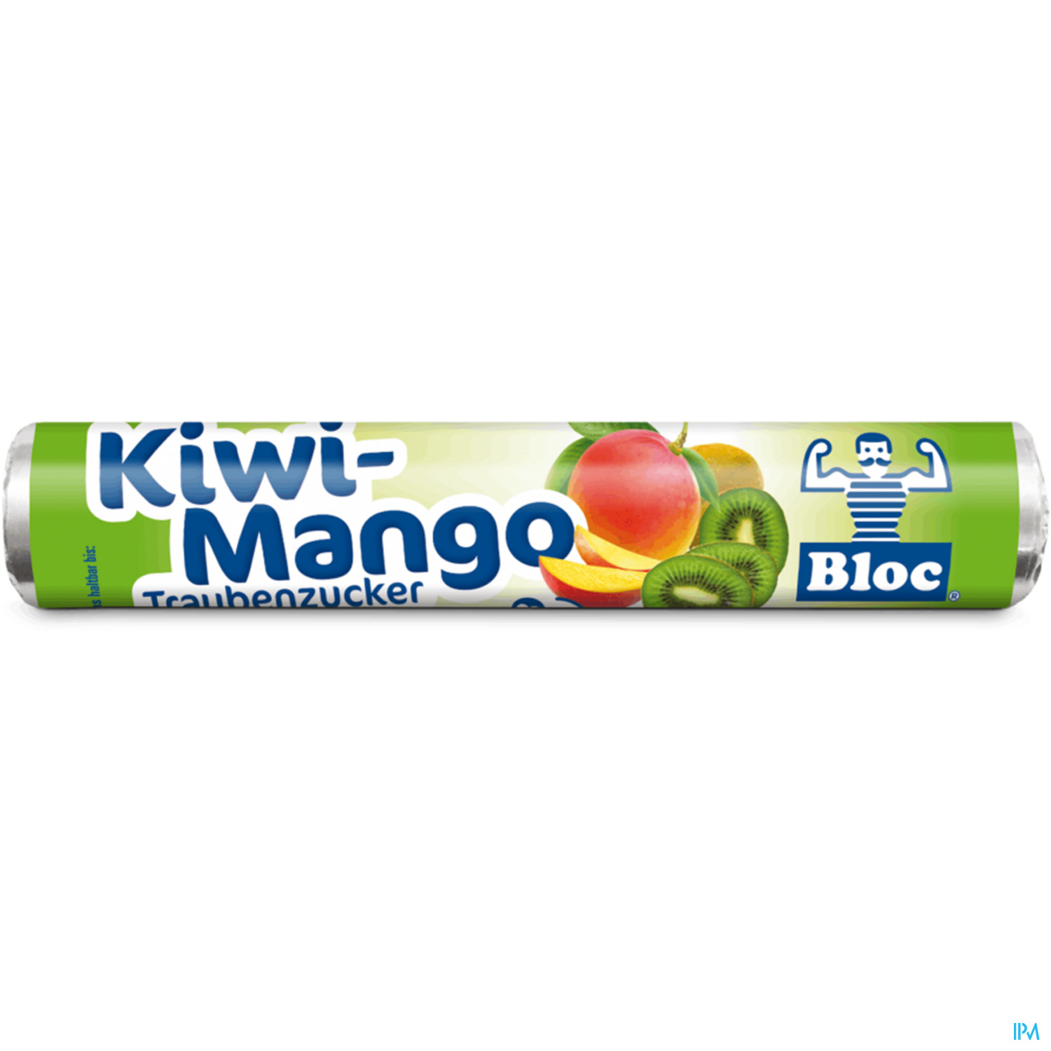 Bloc Traubenzucker Rollen Kiwi-mango 42g