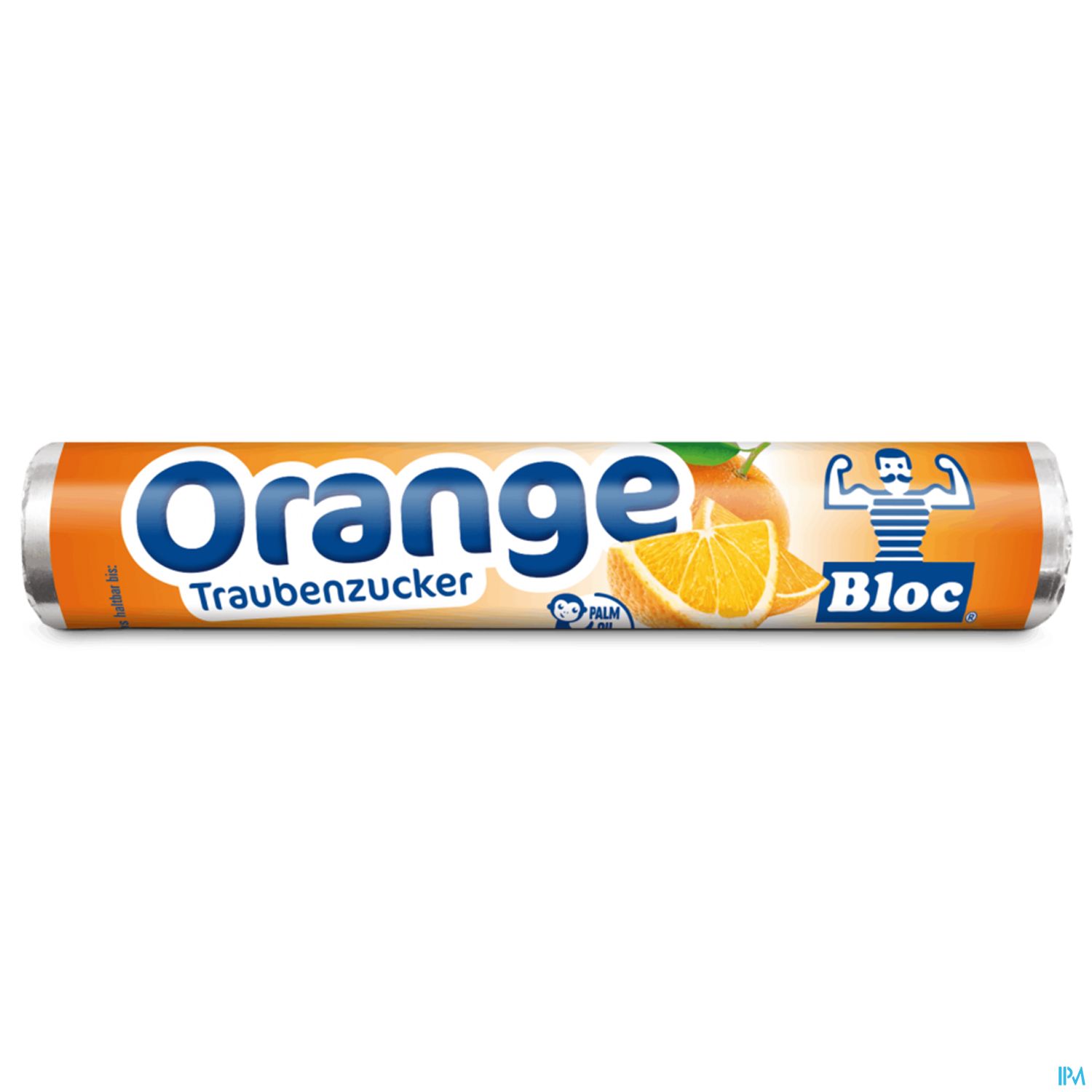 Bloc Traubenzucker Rollen Orange 42g