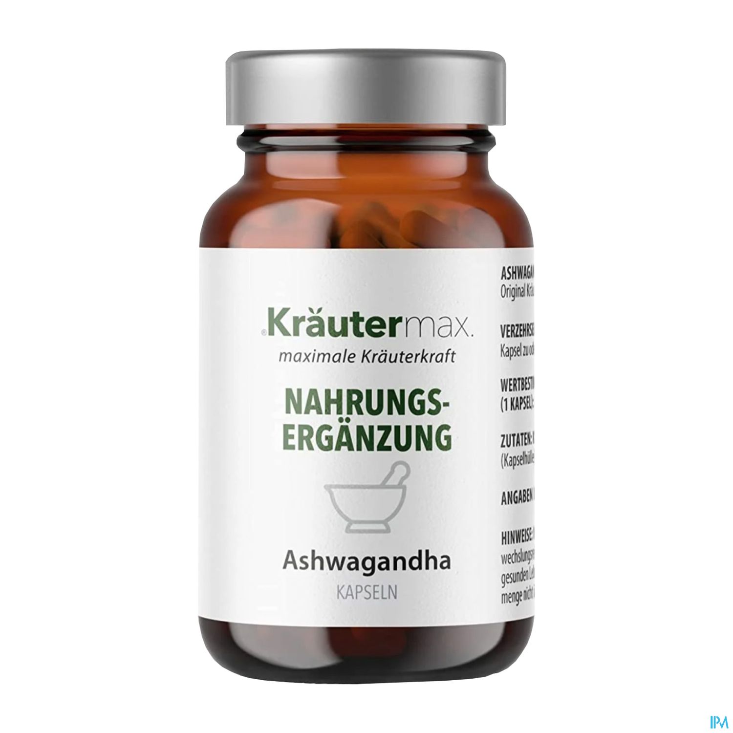 Ashwagandha Extrakt Kapseln 500mg Schlafbeere Lactosefrei, Vegan 60st