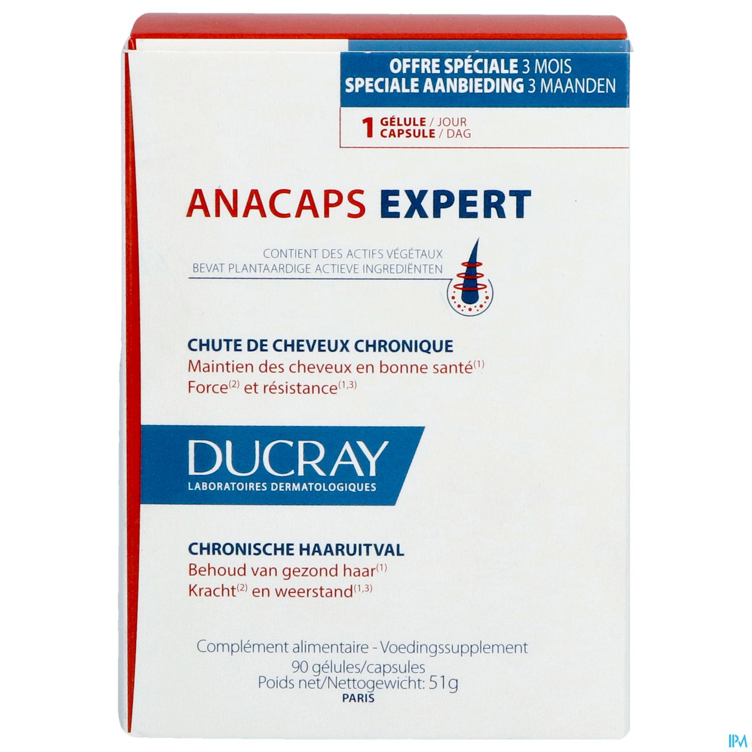 Ducray Anacaps F.d.haar Haarausfall Kapseln Expert23 90st