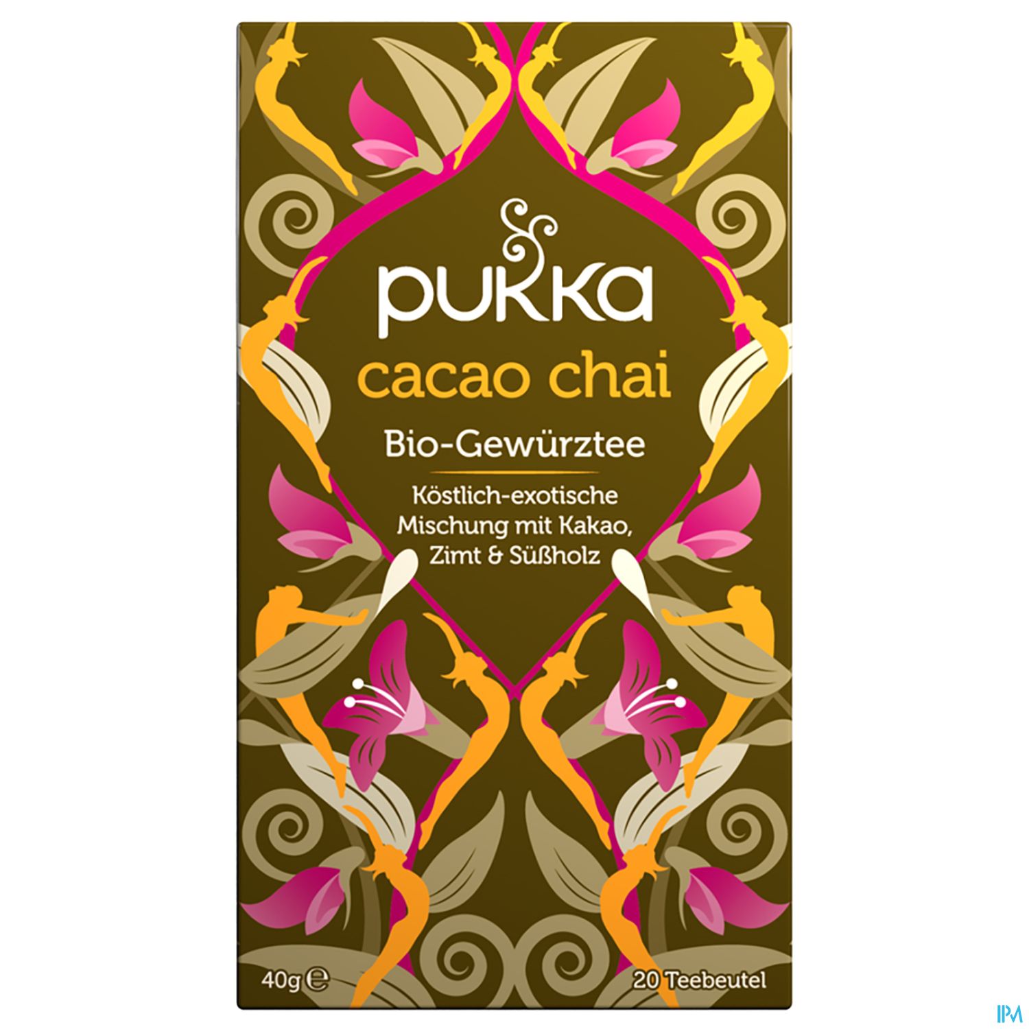 Bio Pukka Cacao Chai 20 Filterbeutel