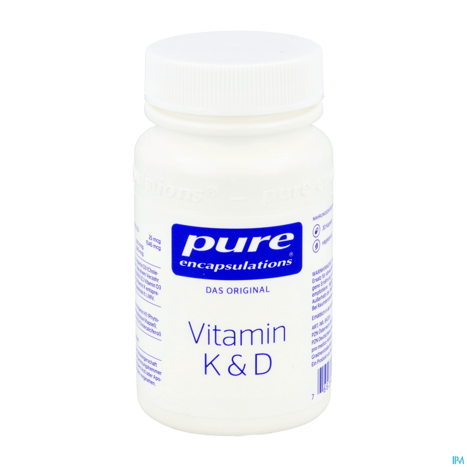 Pure Encapsulations Kapseln Vitamin K+d Skd3a 30 Stück