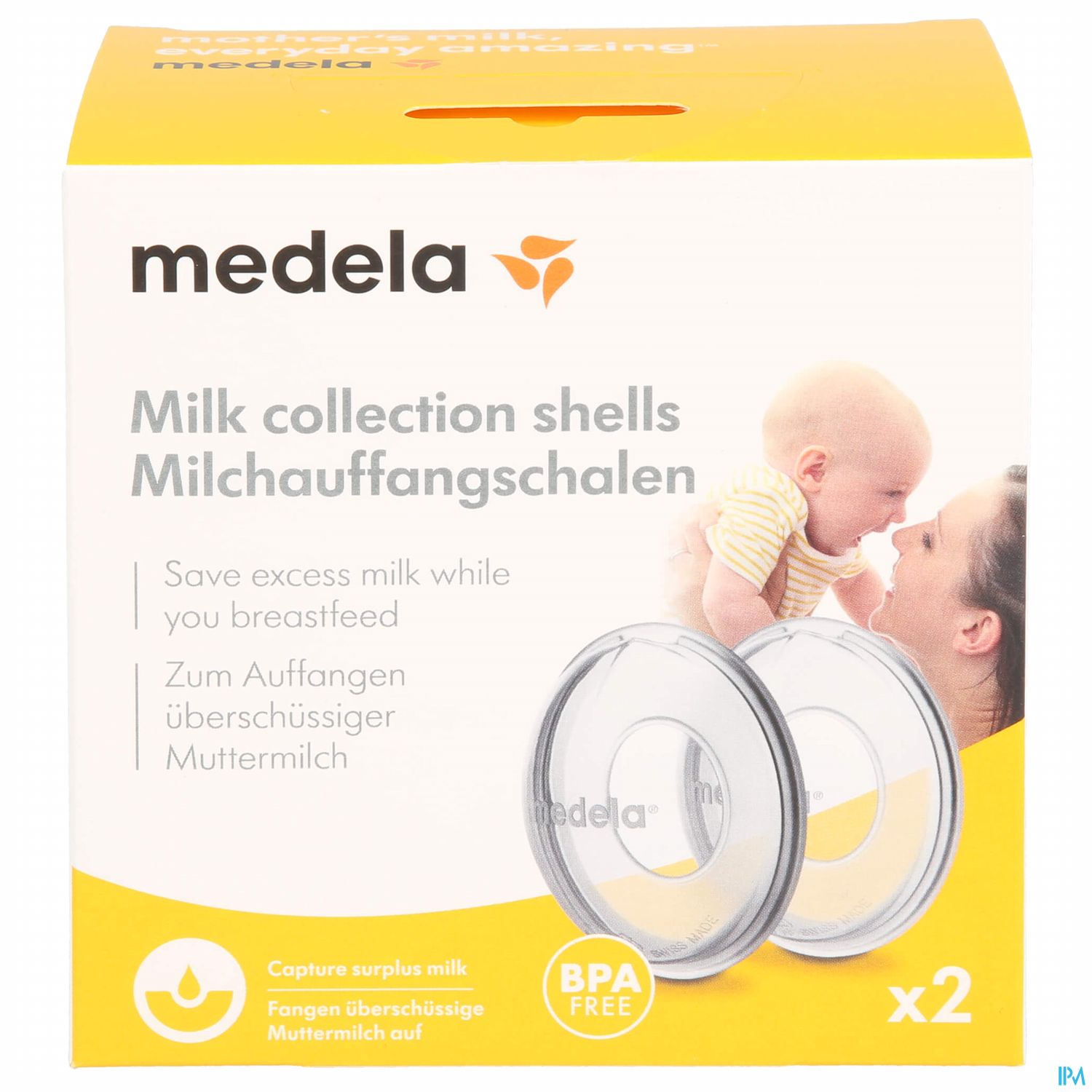 Milchauffangschale Medela 2st