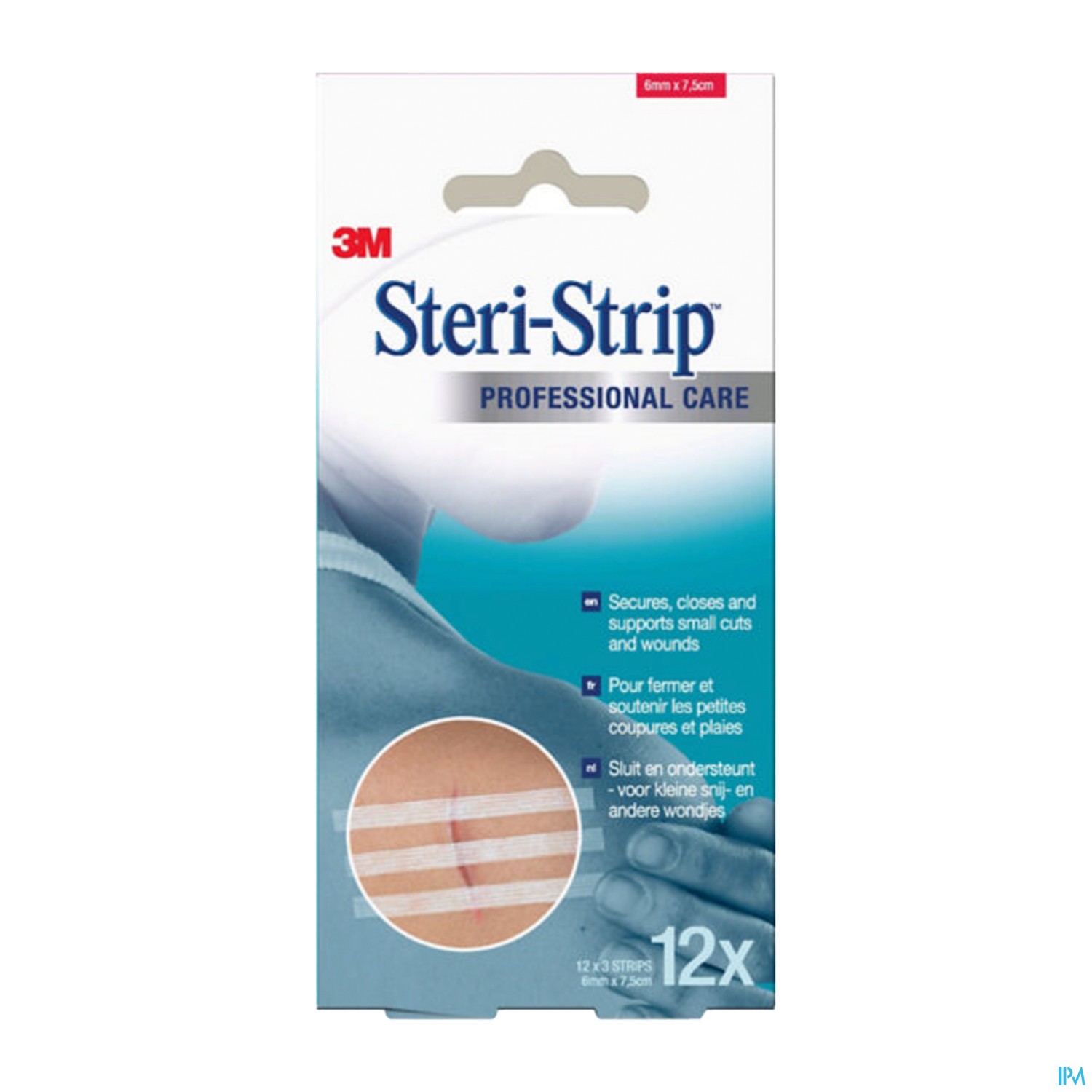 Steri Strips (3m) Wundverschluss-streifen Elastic 6x 75mm Nr1541 3 Stück