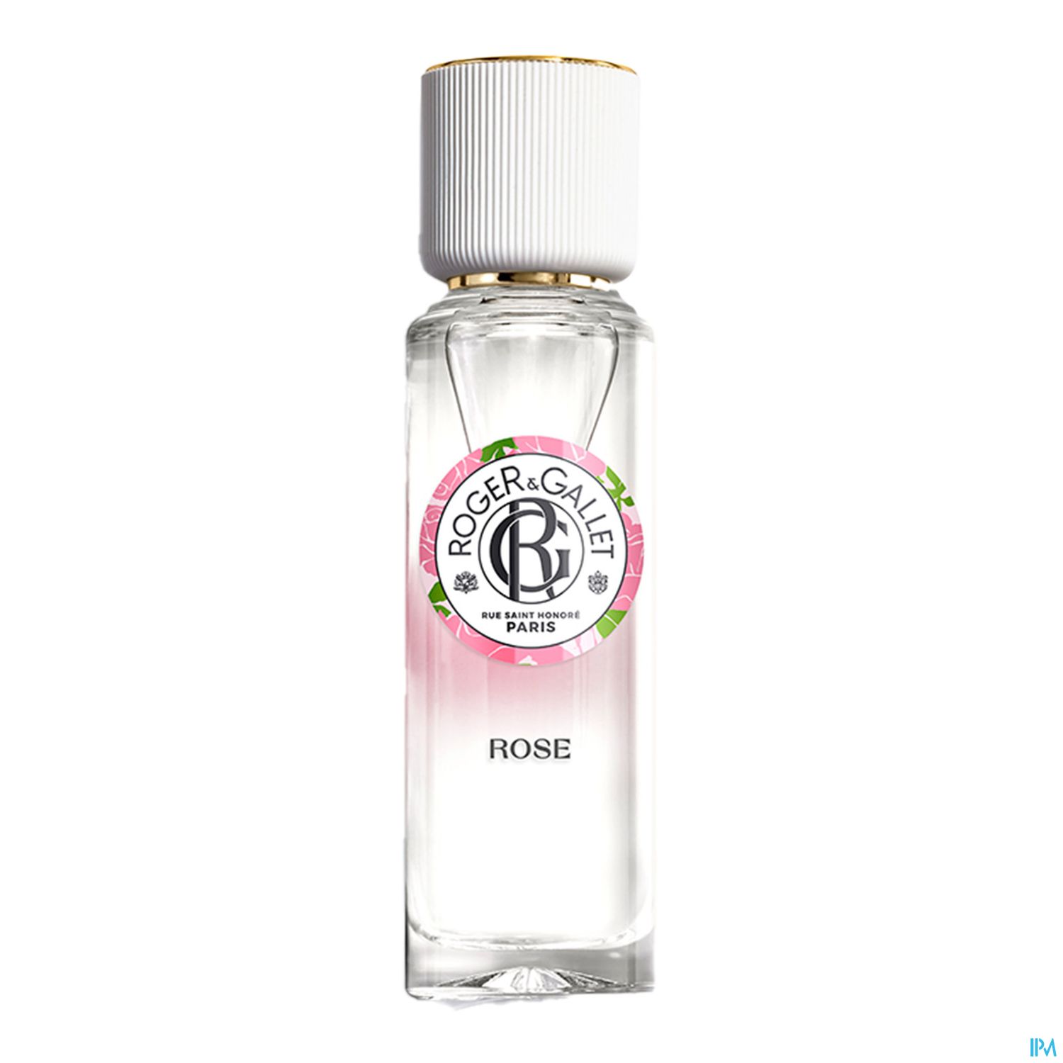 Flasche mit Parfüm von Roger & Gallet, Duftnote Rose.