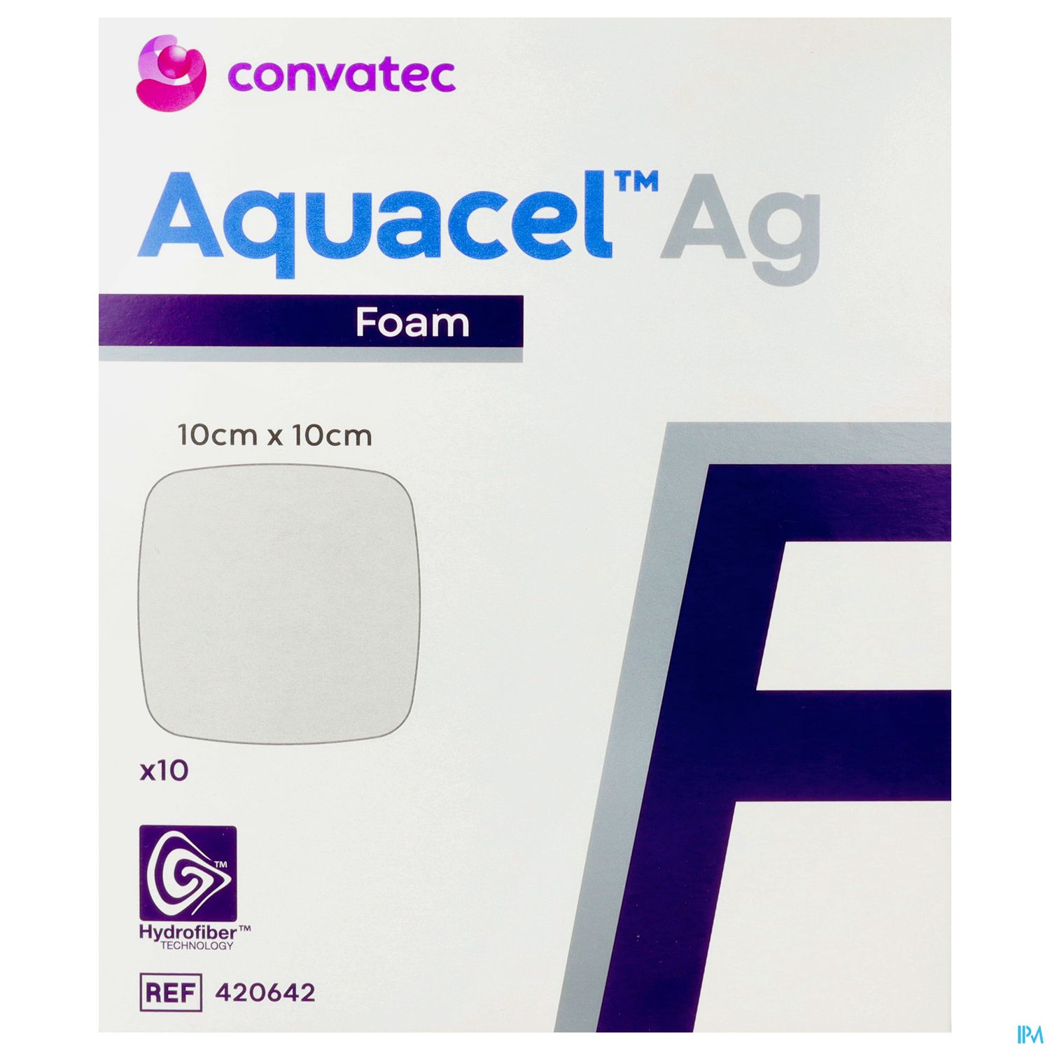 Convatec Aquacel Ag Foam 10x10 Cm