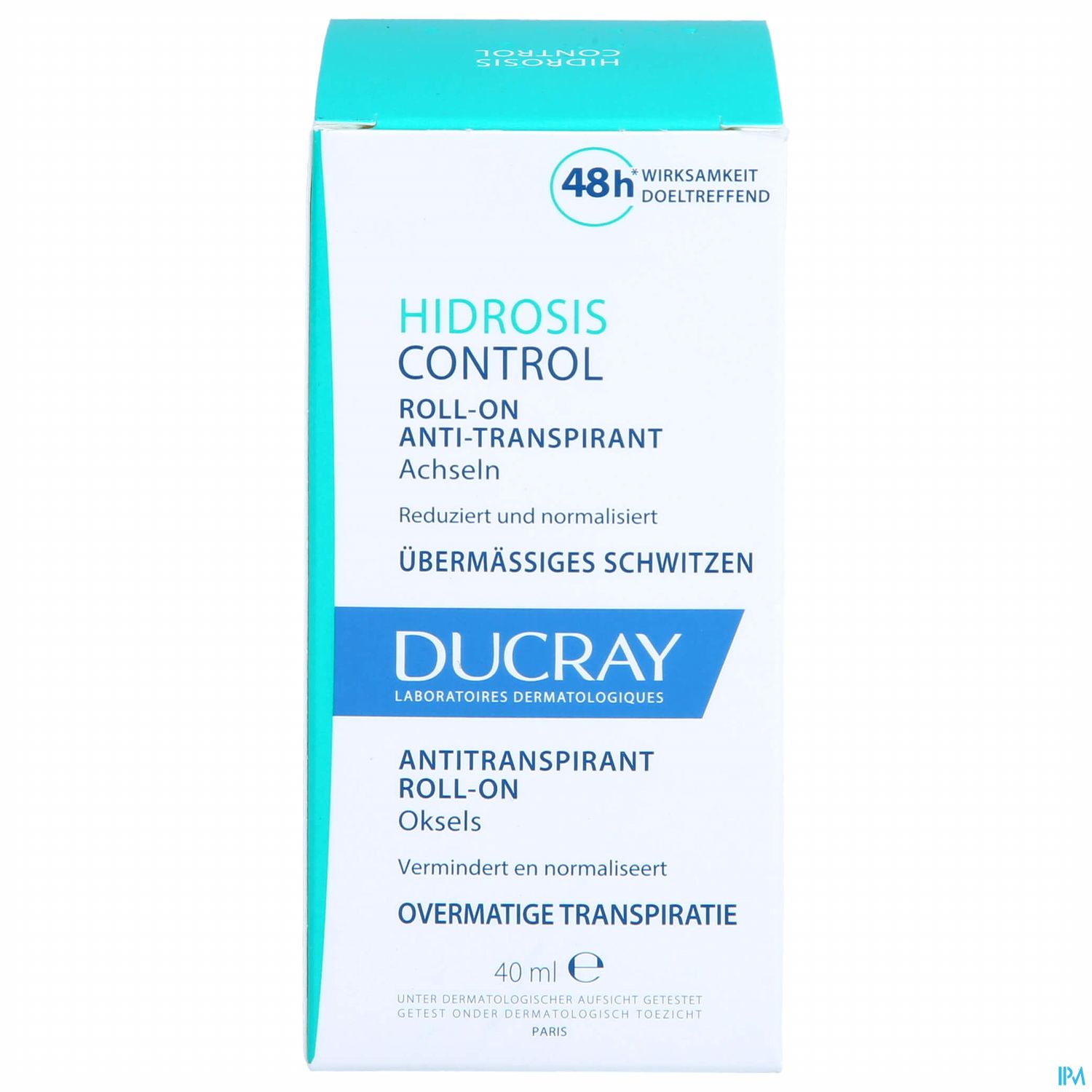 Ducray Hidrosis Control Schweißhemmender Roll-on – Achseln 40ml