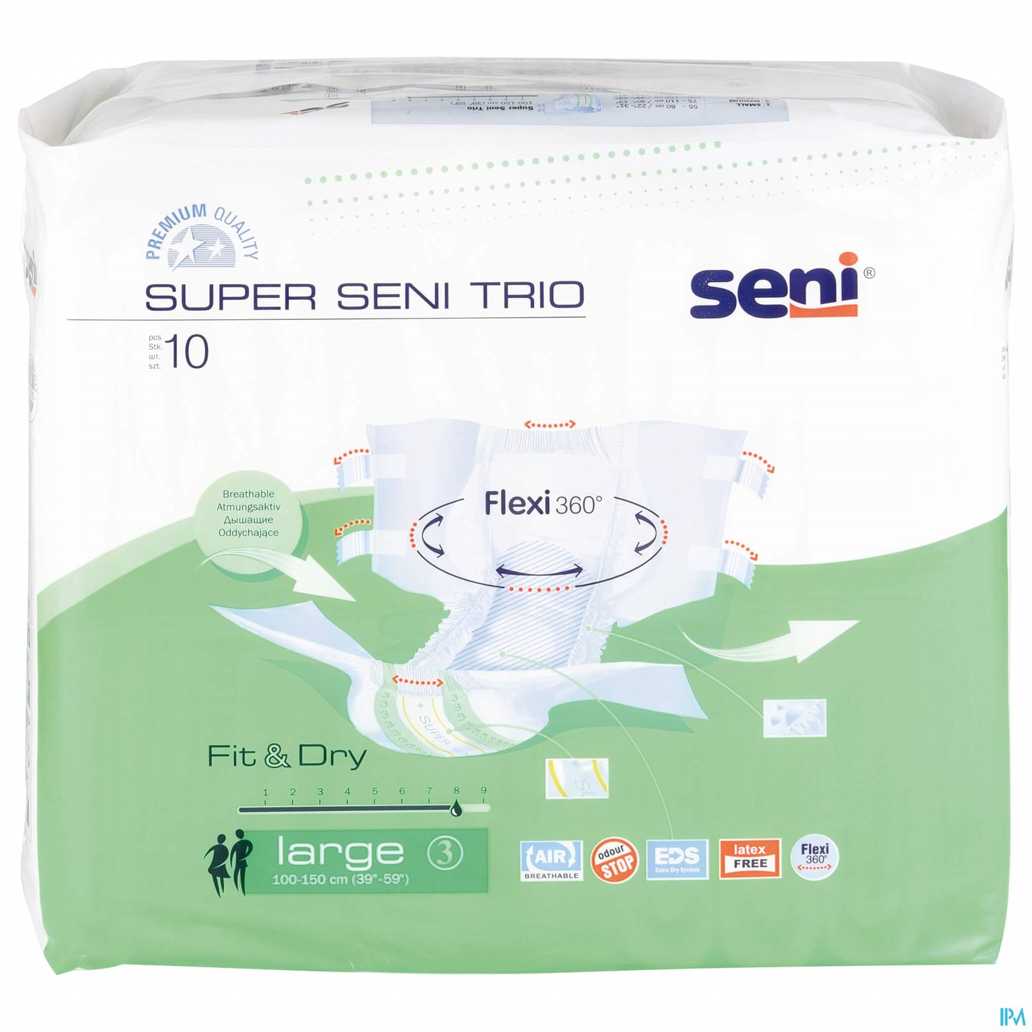 Inkontinenz Windelslip Seni/super Trio Large 10st