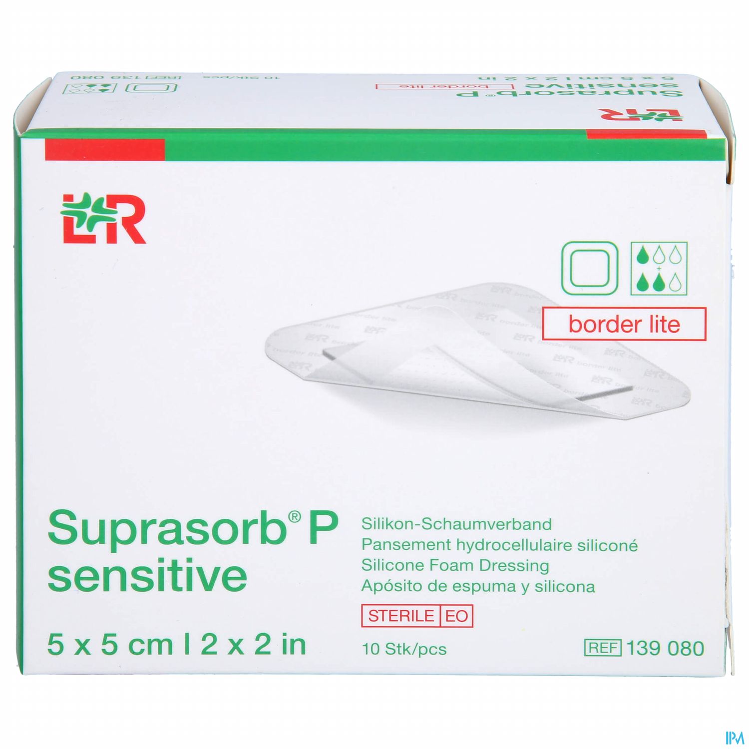 Suprasorb/p Sen B 5x 5cm 10st