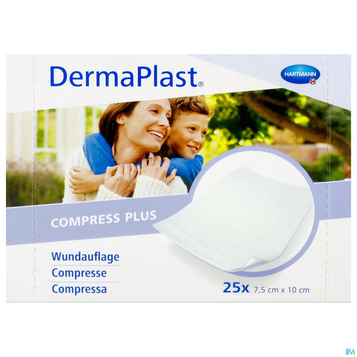 Dermaplast Compress Plus 7,5x10cm 25st