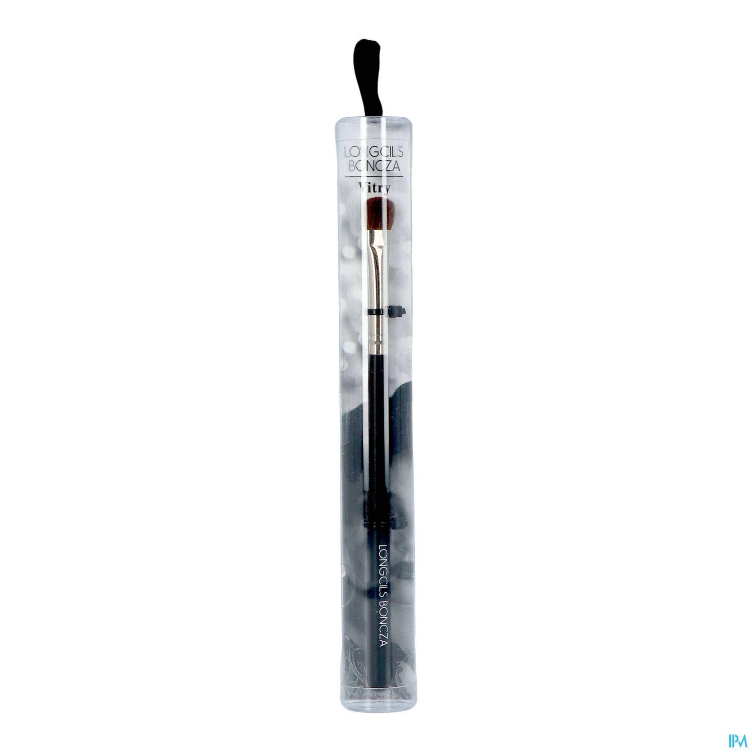 Make-up Pinsel in durchsichtiger Verpackung.