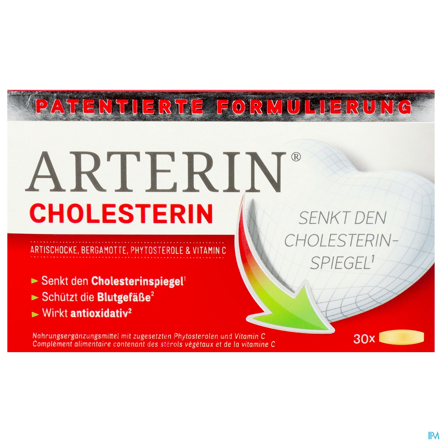 Arterin Tabletten Cholesterin Bergamotte/pflanzlich 50000 30 Stück