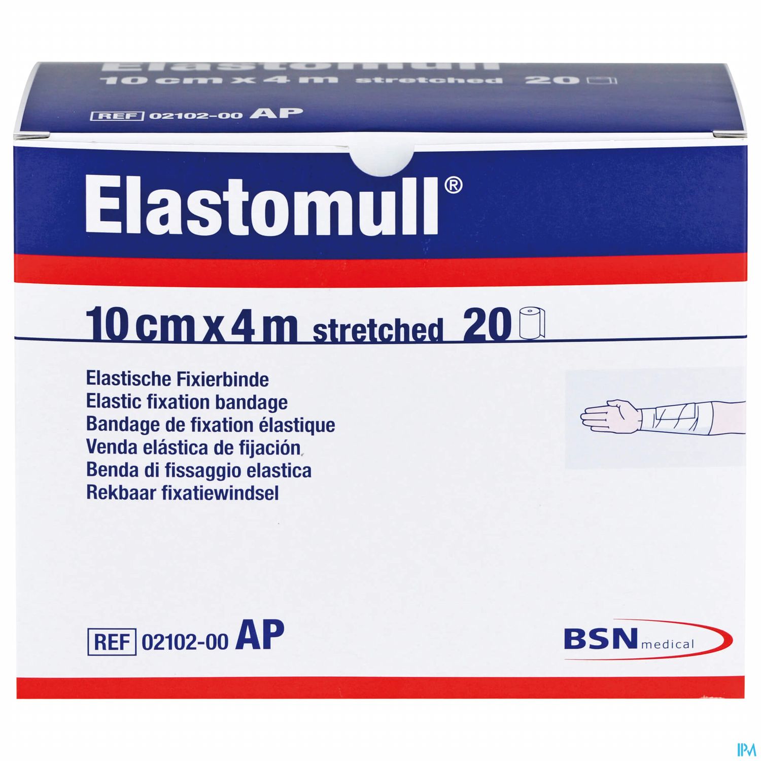 Elastomull Bsn Fixierbinde Lose Im Karton 10cmx 4m 03486 20st