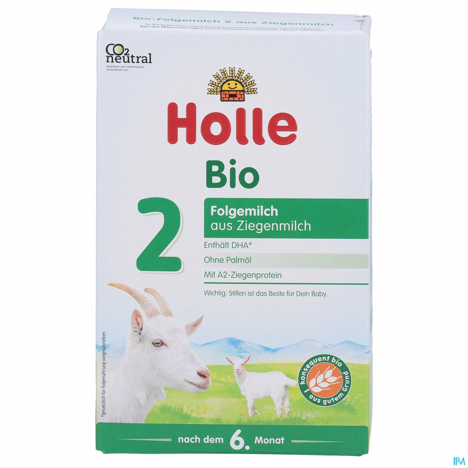 Holle Demeter Bio Folgemilch Ziegenmilchbasis 2 400g