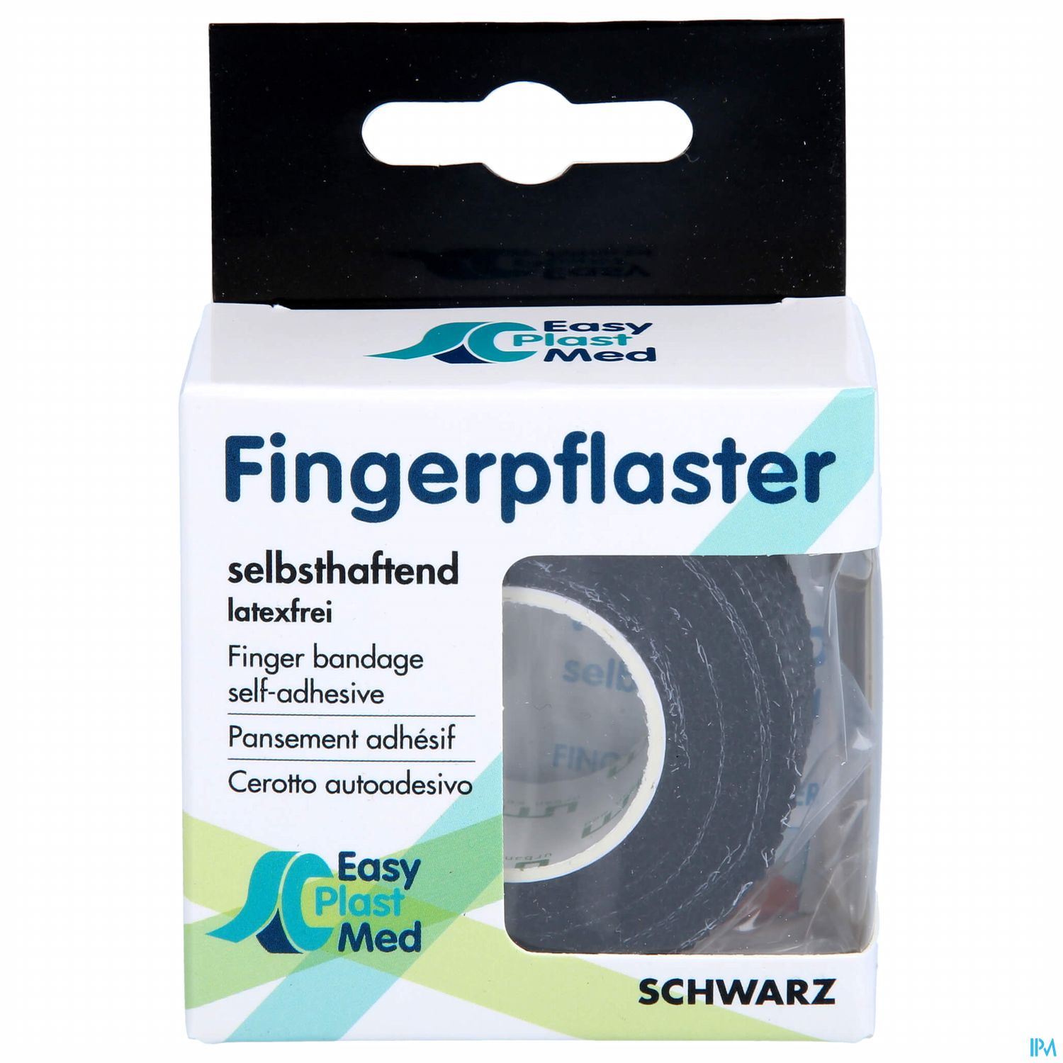 Easyplast Med Fingerpflaster 2,5cmx 5m Schwarz 1st