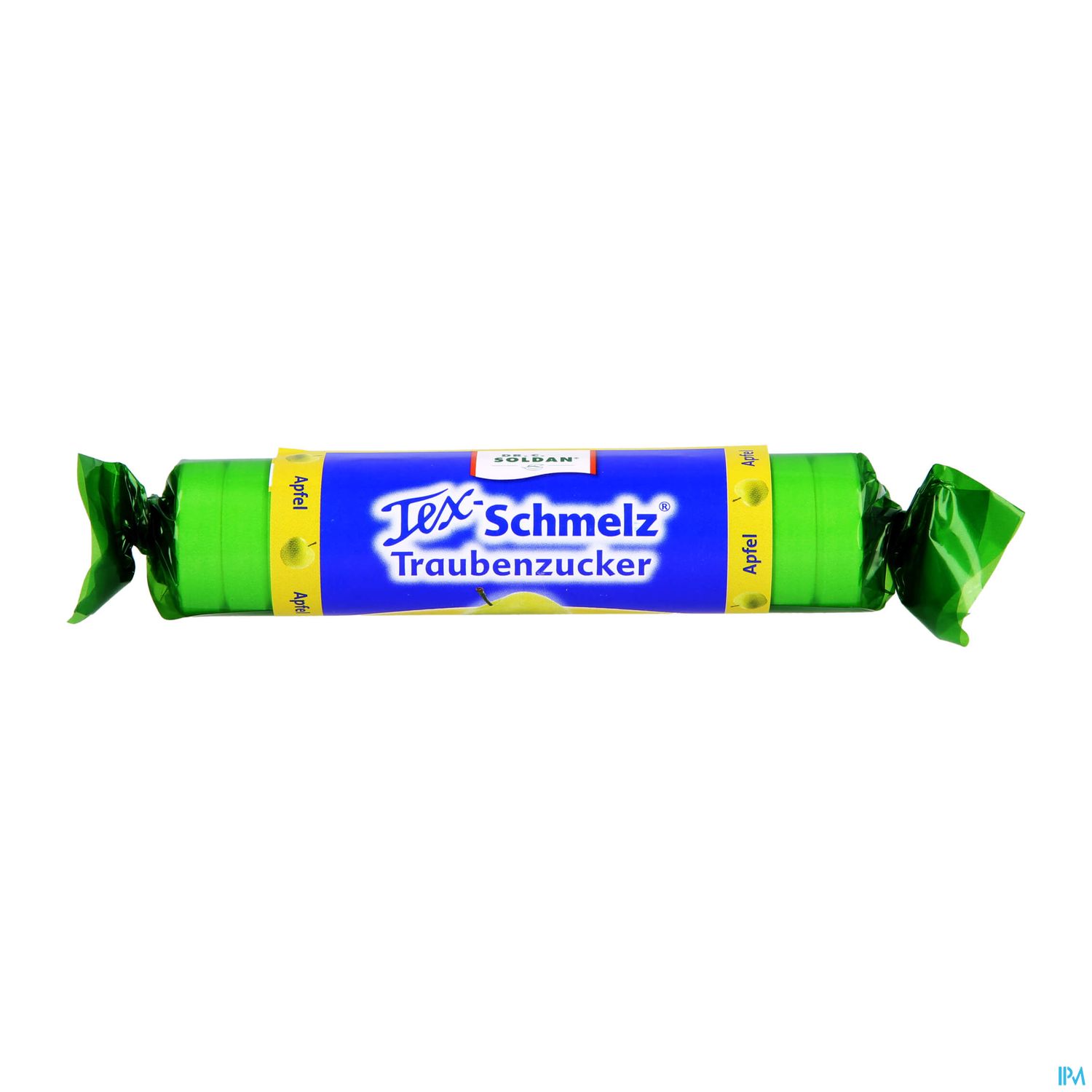 Tex-schmelz Traubenzucker Rolle Apfel 33g