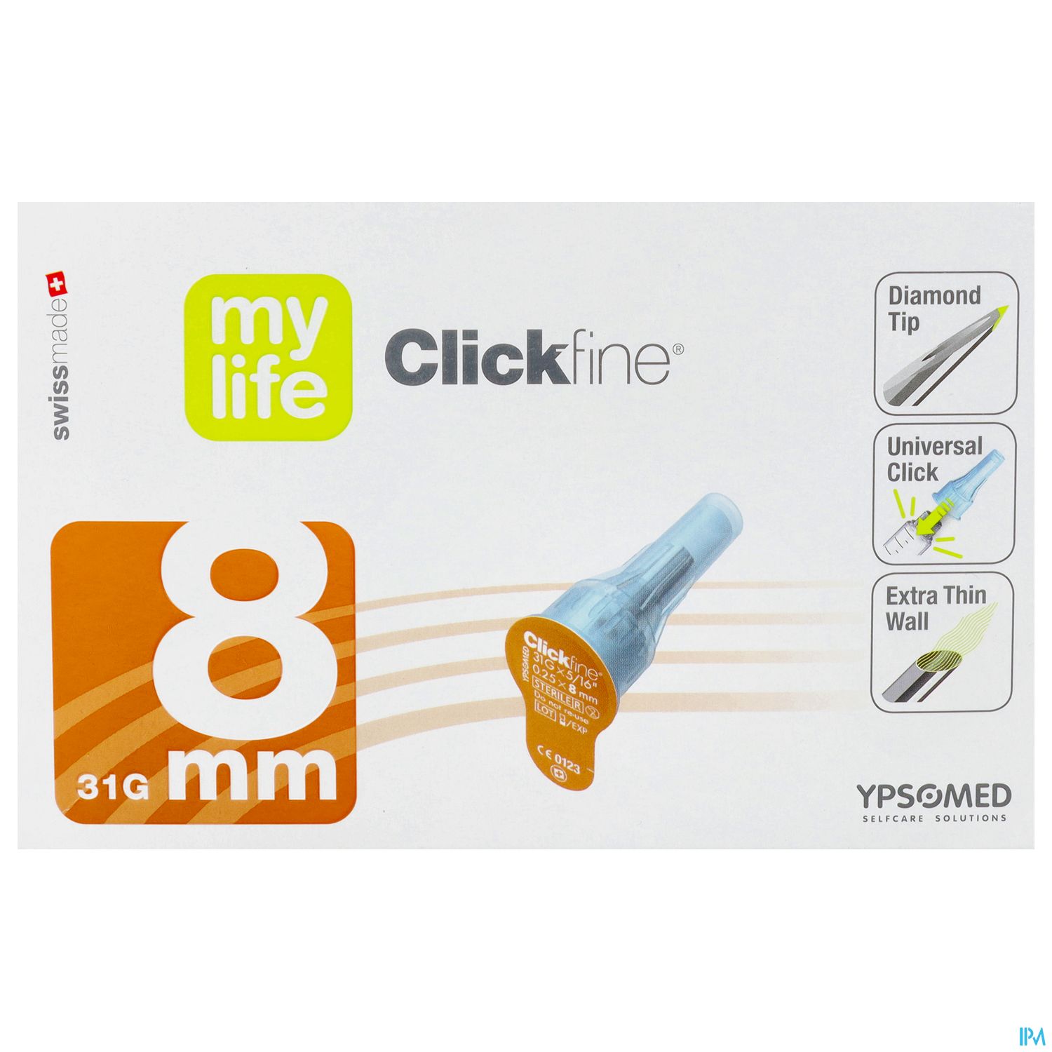 Diagnostika U.zubehoer Mylife Clickfine Pen-nadeln 31gx 8mm 100st