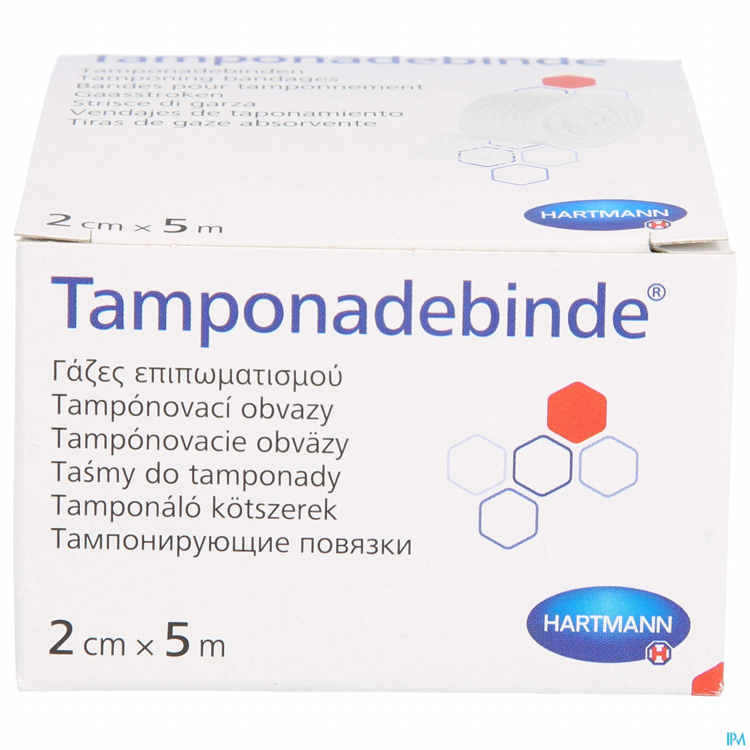 Tamponadebinden -hartmann 24faed Steril 5mx 2cm 1st