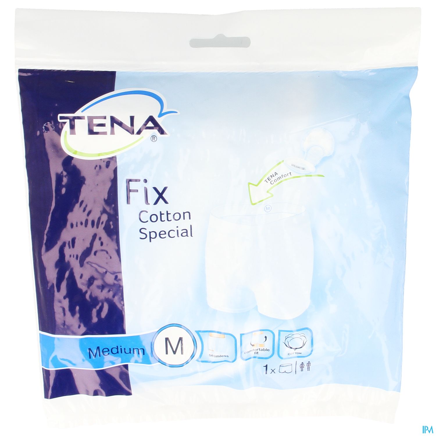Verpackung der TENA Fix Cotton Special in Größe M.