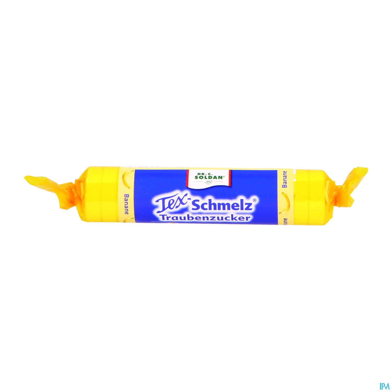 Tex-schmelz Traubenzucker Rolle Banane 33g