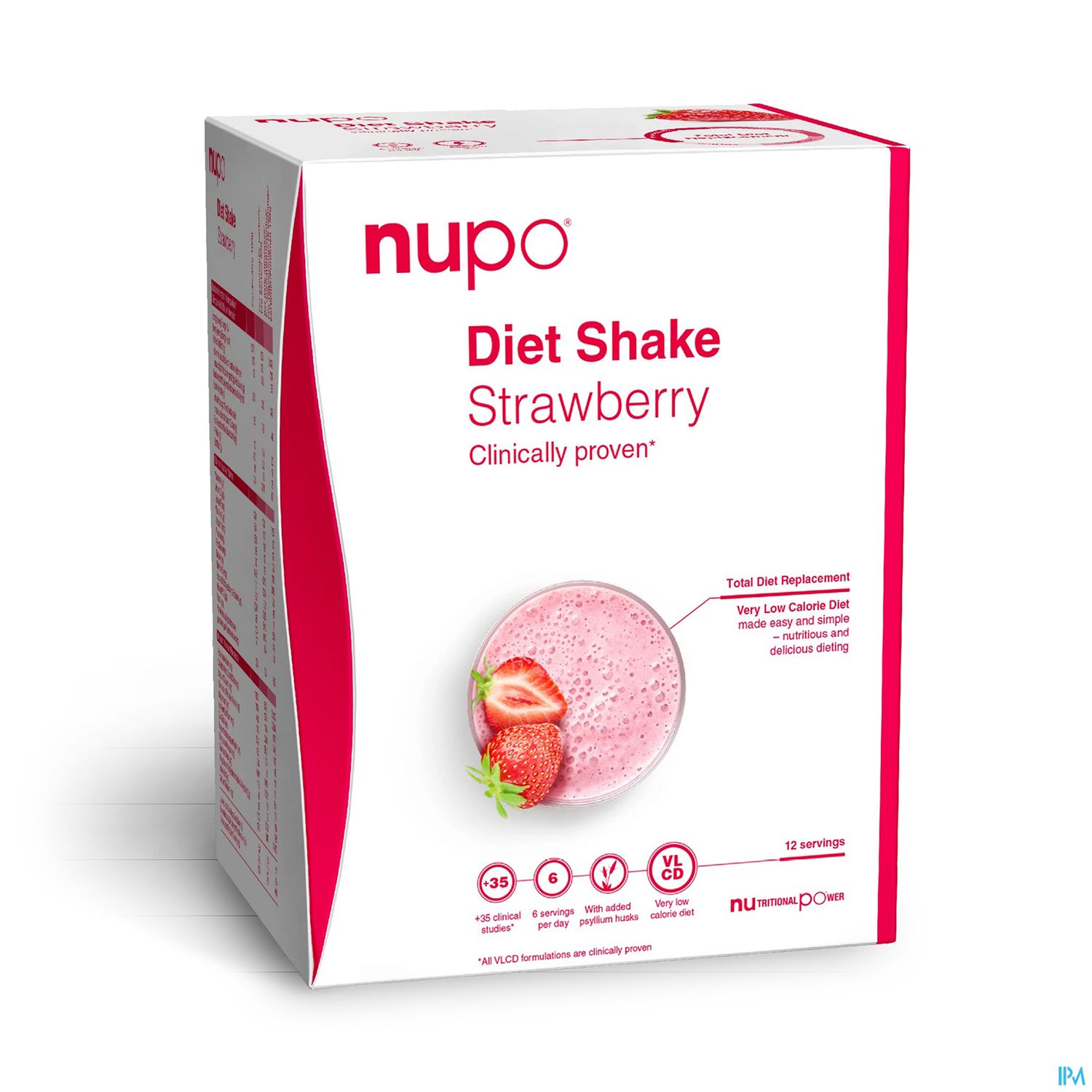 Nupo Lebenswert Diet Shake Strawberry 12 Stück
