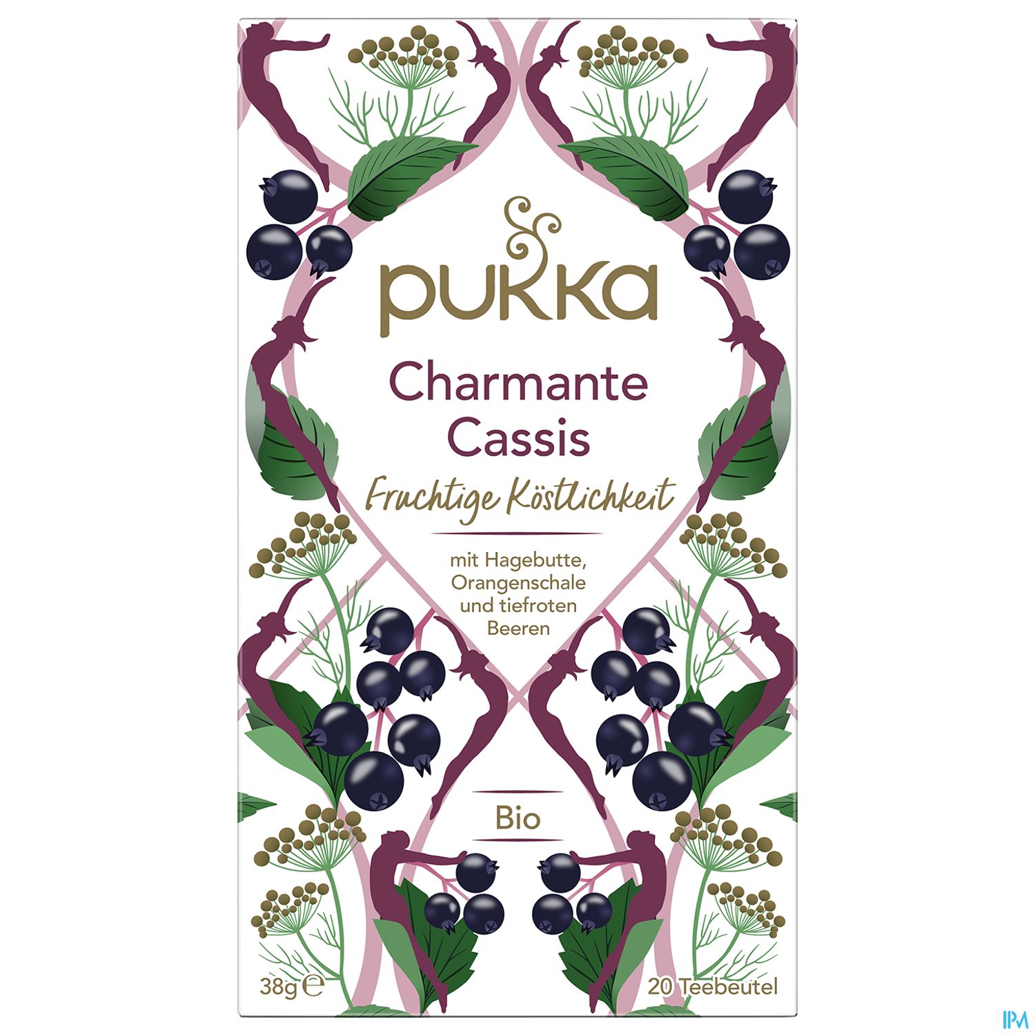 Bio Pukka Charmante Cassis 20 Filterbeutel