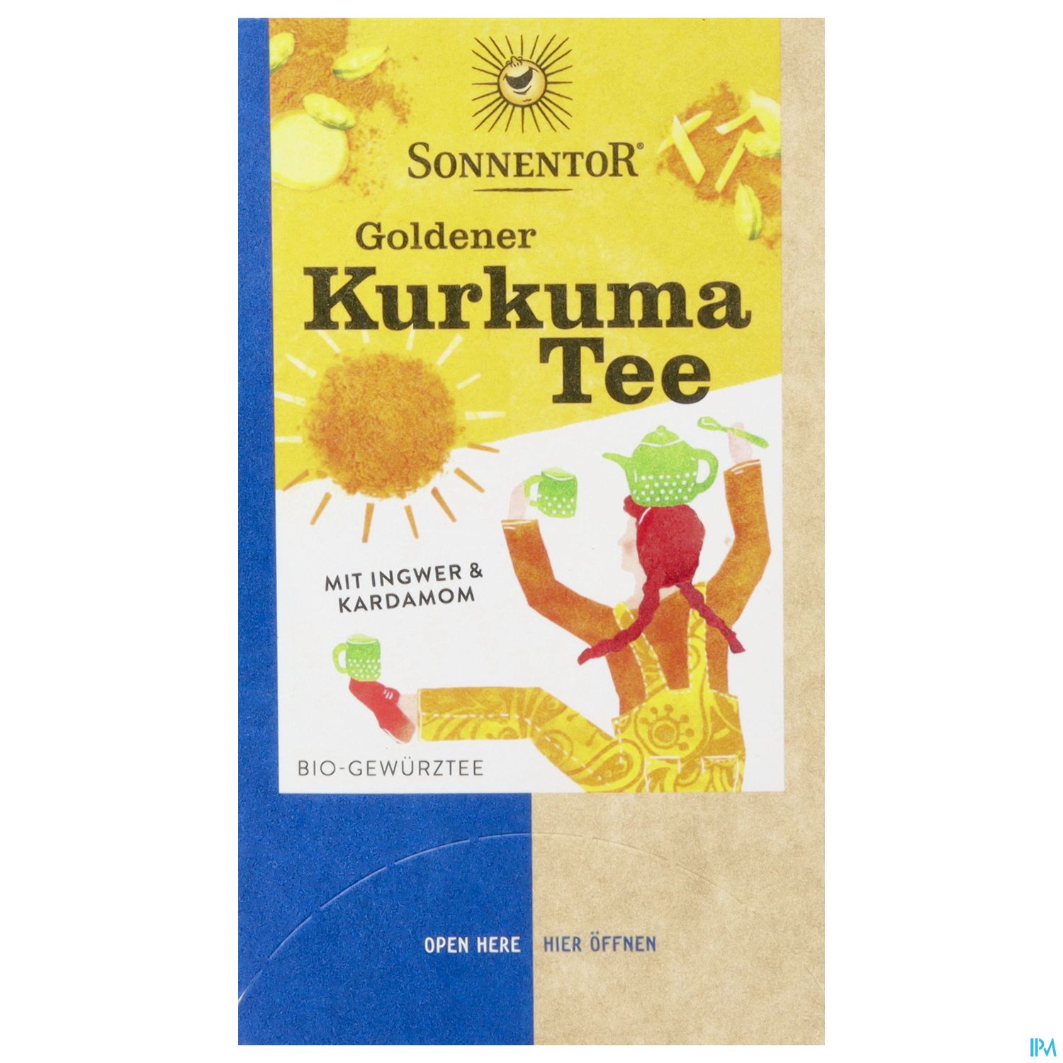 Sonnentor Kurkuma/tee Bio Goldener Beutel 02517 18st